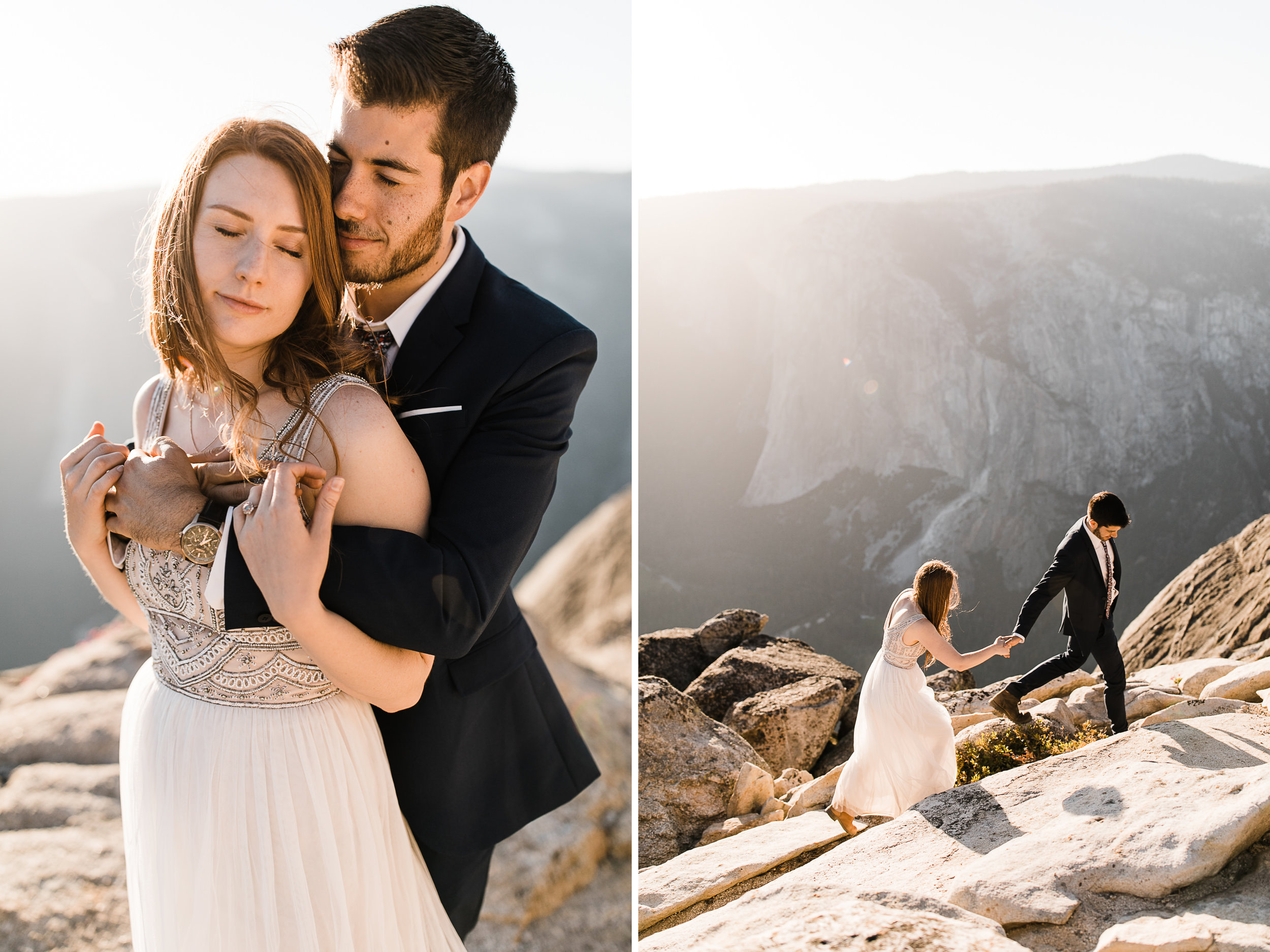 ginger + zach's destination wedding portrait session | adventure elopement photographer | yosemite national park elopement photographer