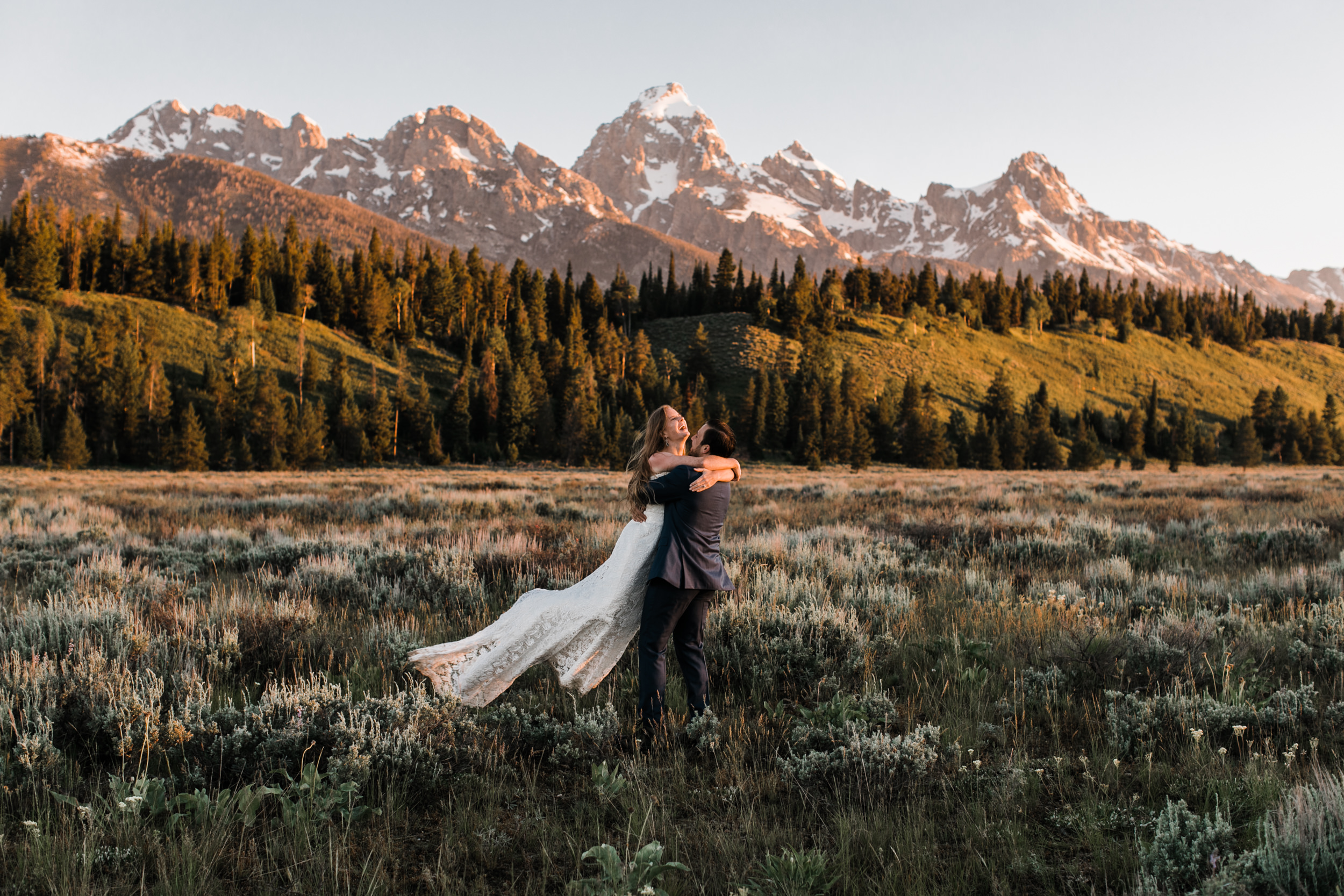 tara + david's post-wedding adventure portrait session in grand teton national park | jackson, wyoming wedding photographer | the hearnes adventure photography