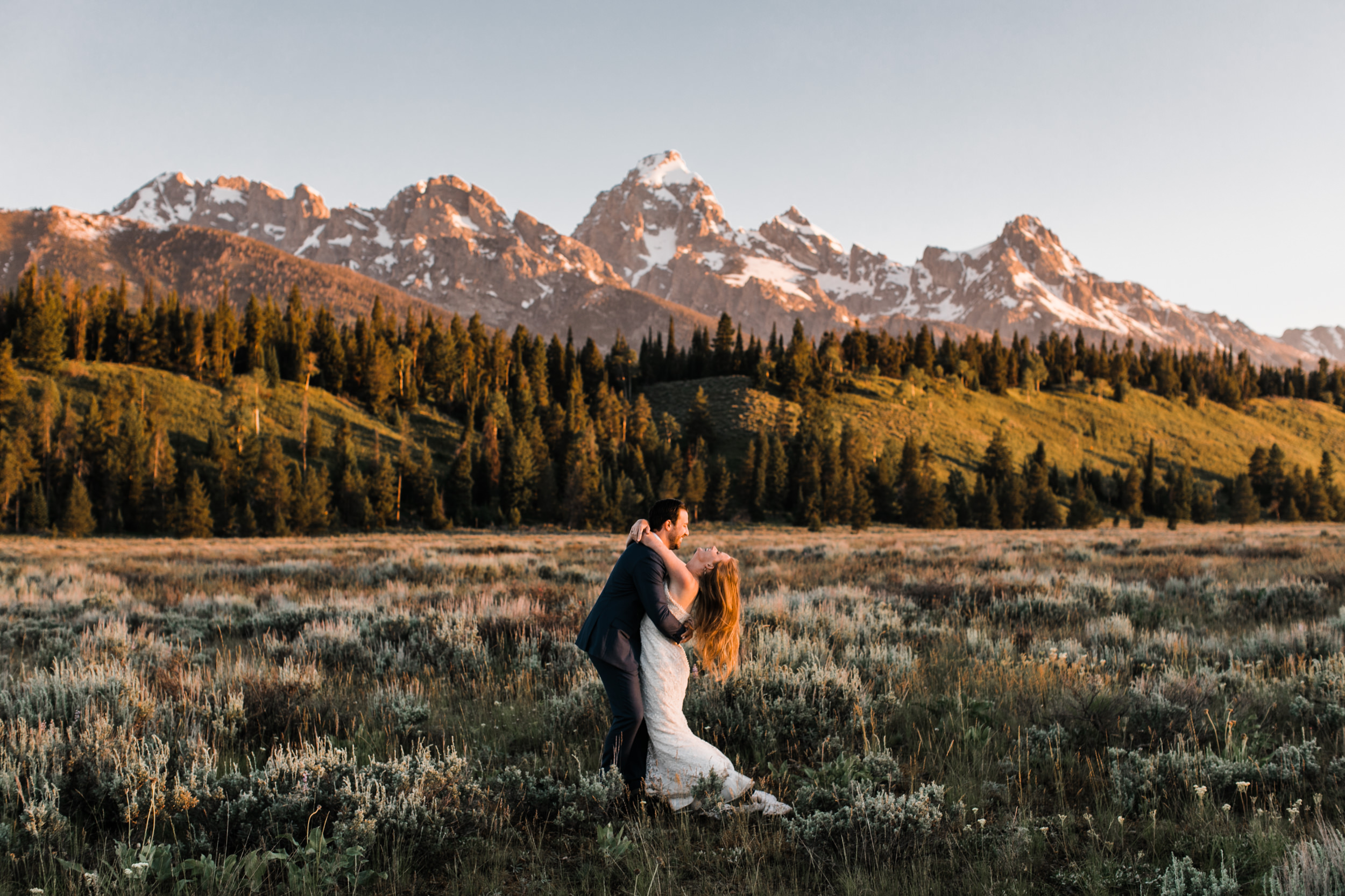 tara + david's post-wedding adventure portrait session in grand teton national park | jackson, wyoming wedding photographer | the hearnes adventure photography