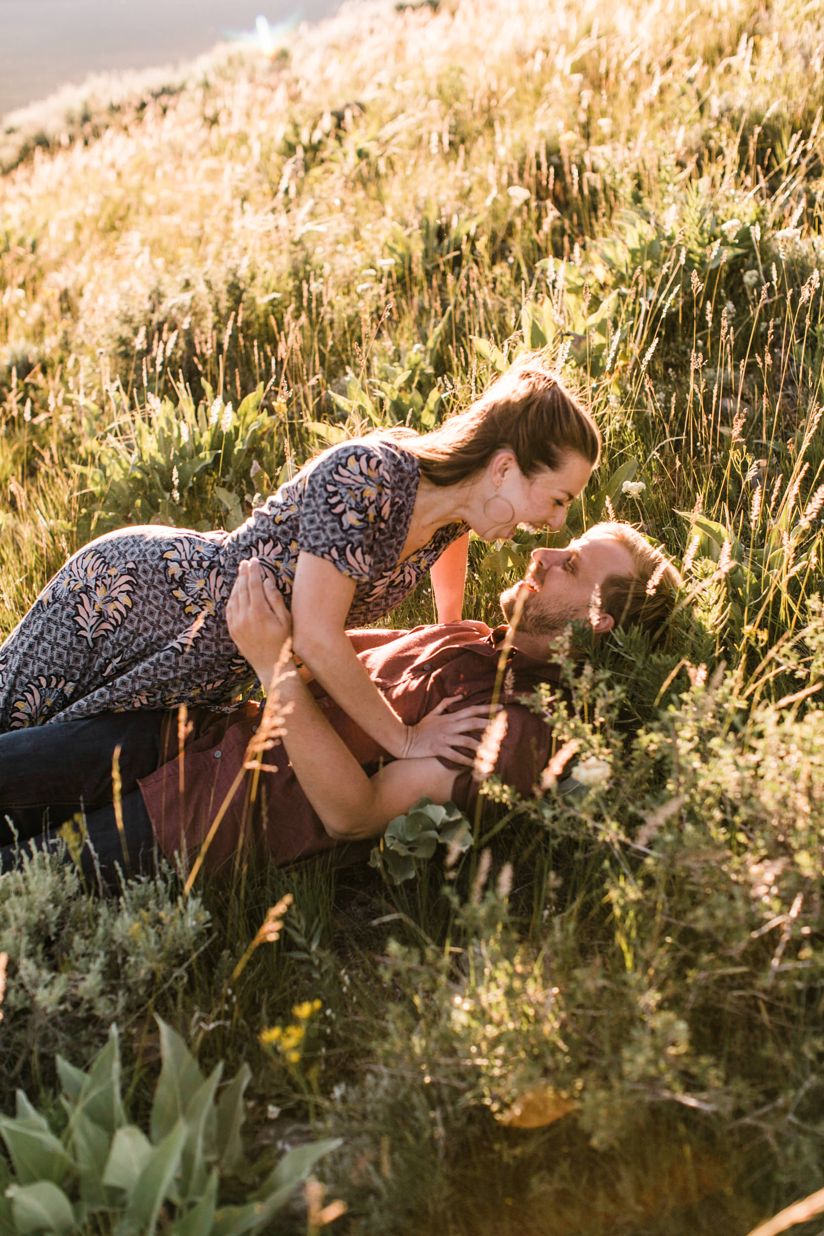 maggie + gary's adventure engagement session in grand teton national park | jackson hole, wyoming wedding photographer | the hearnes adventure photography