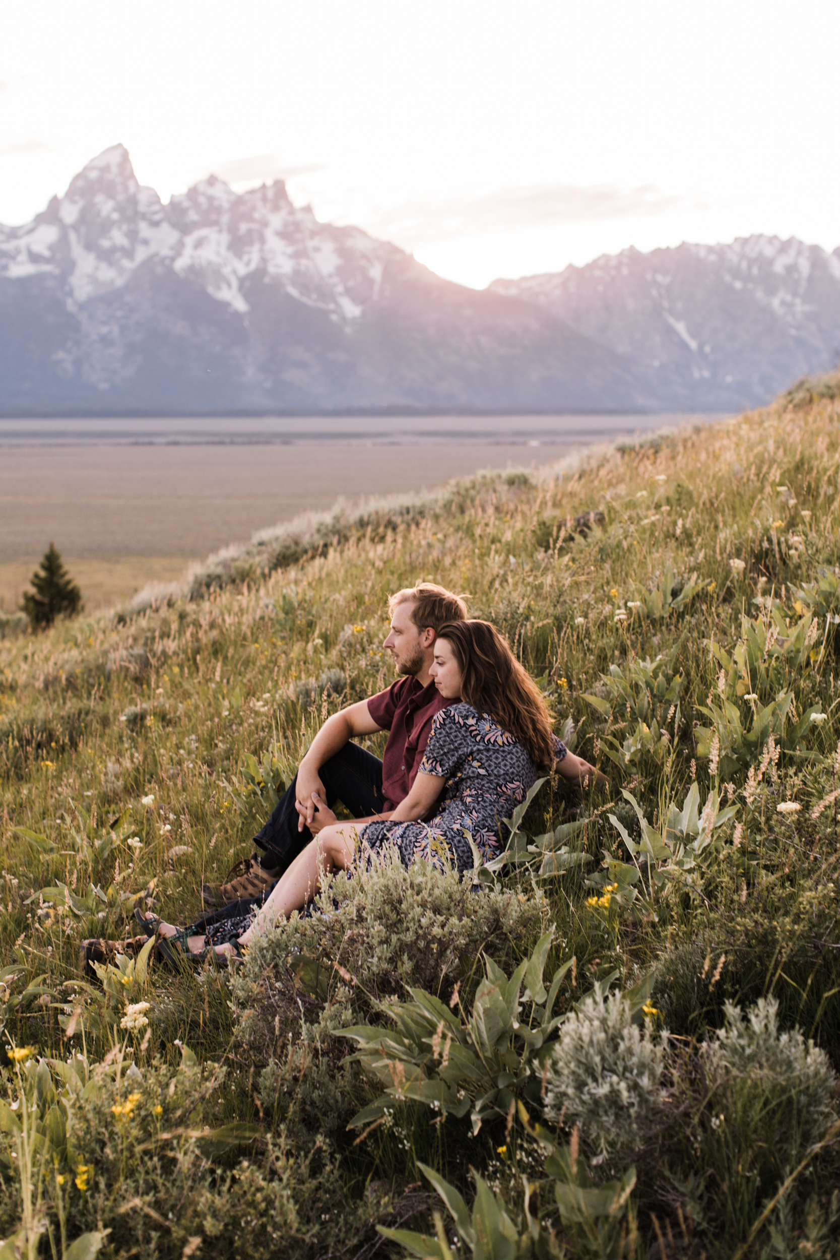 maggie + gary's adventure engagement session in grand teton national park | jackson hole, wyoming wedding photographer | the hearnes adventure photography