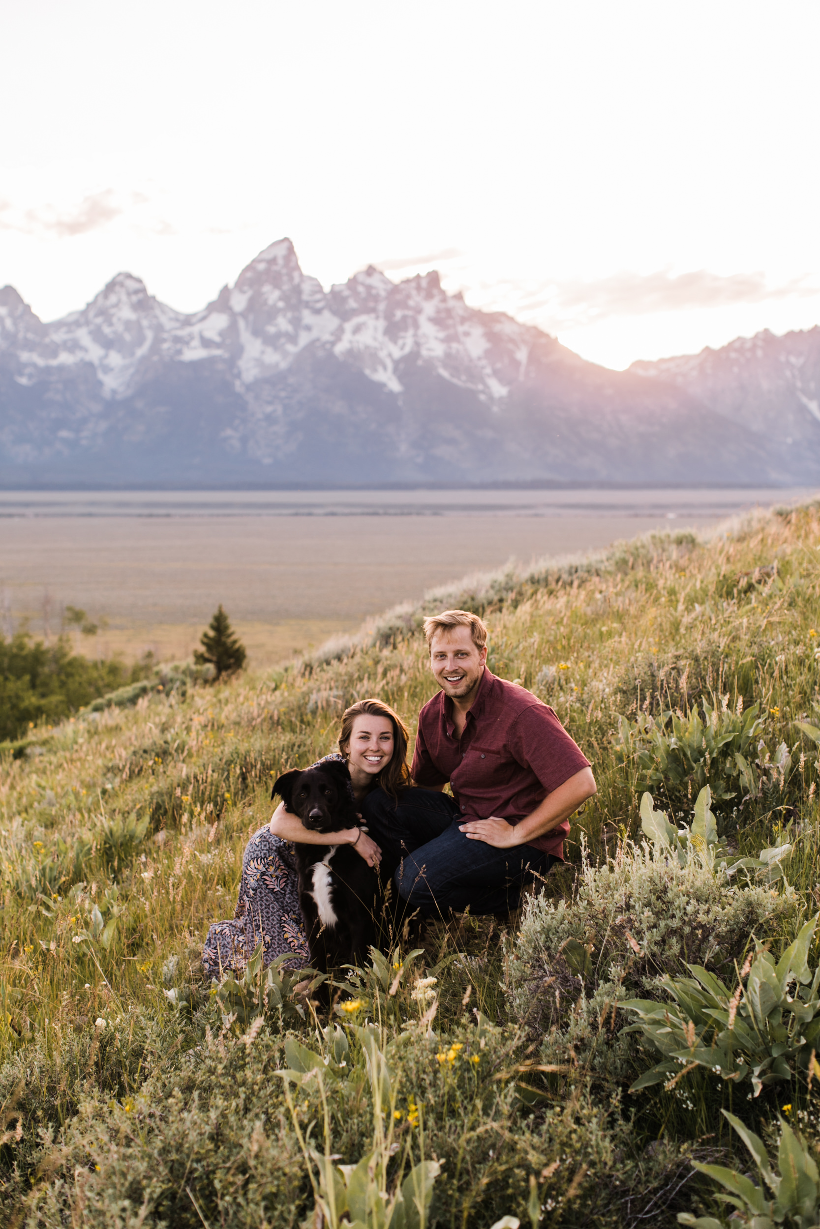 maggie + gary's adventure engagement session in grand teton national park | jackson hole, wyoming wedding photographer | the hearnes adventure photography