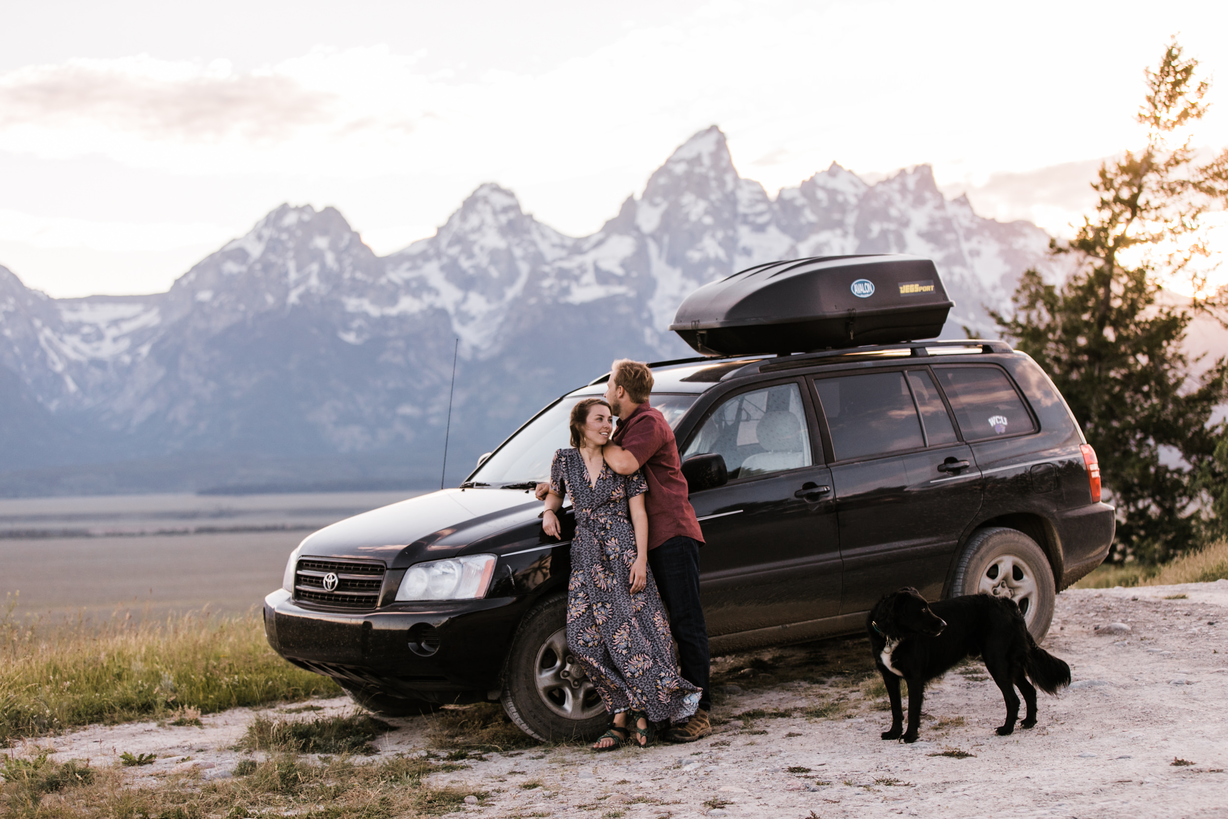 maggie + gary's adventure engagement session in grand teton national park | jackson hole, wyoming wedding photographer | the hearnes adventure photography