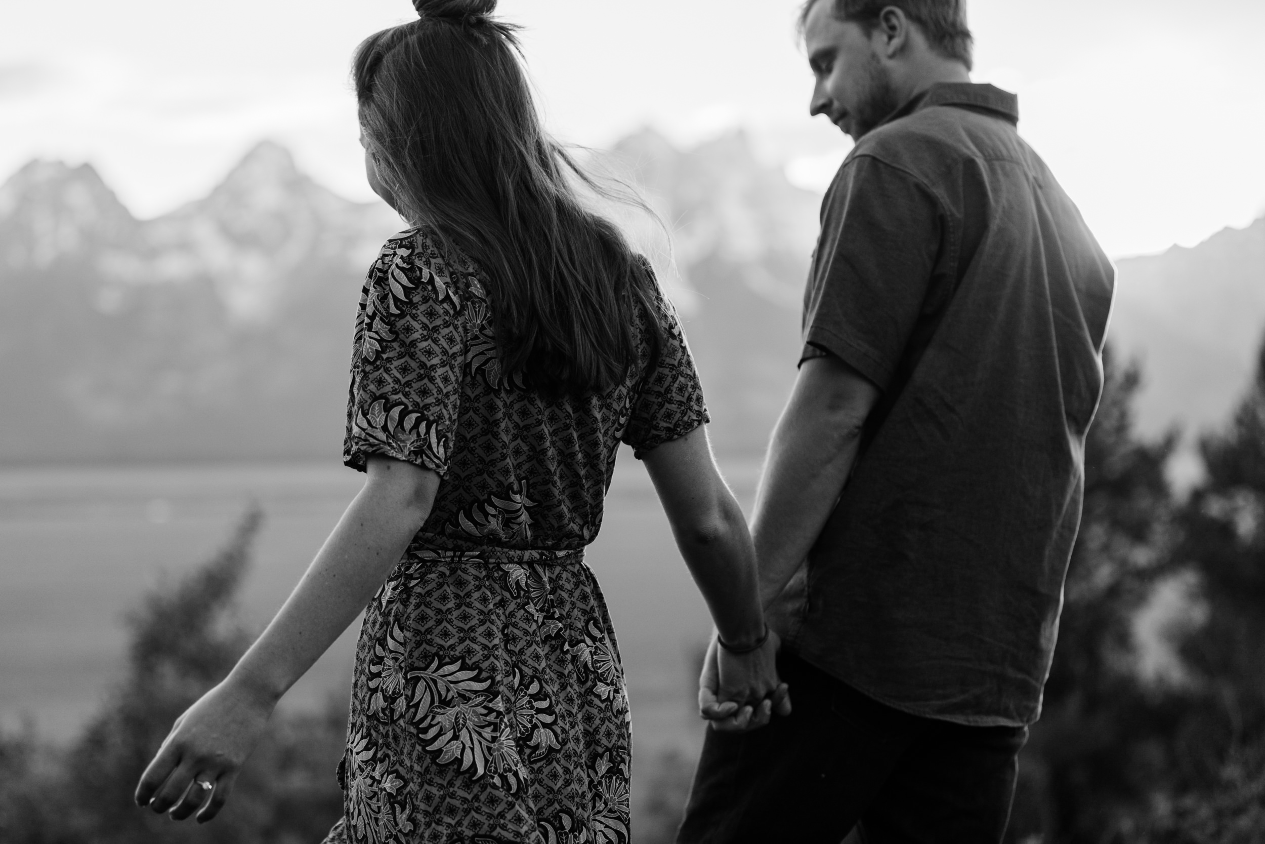 maggie + gary's adventure engagement session in grand teton national park | jackson hole, wyoming wedding photographer | the hearnes adventure photography