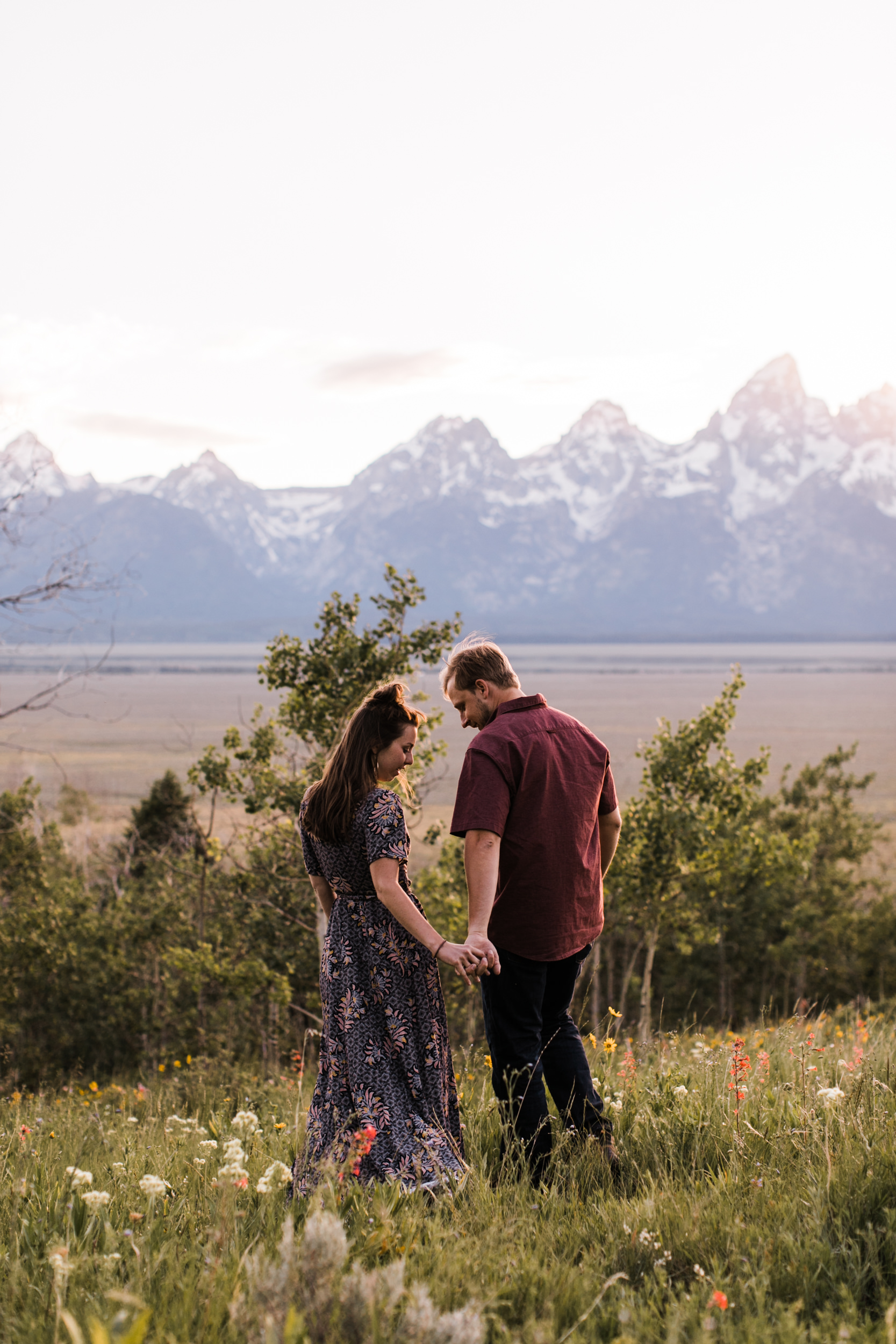 maggie + gary's adventure engagement session in grand teton national park | jackson hole, wyoming wedding photographer | the hearnes adventure photography