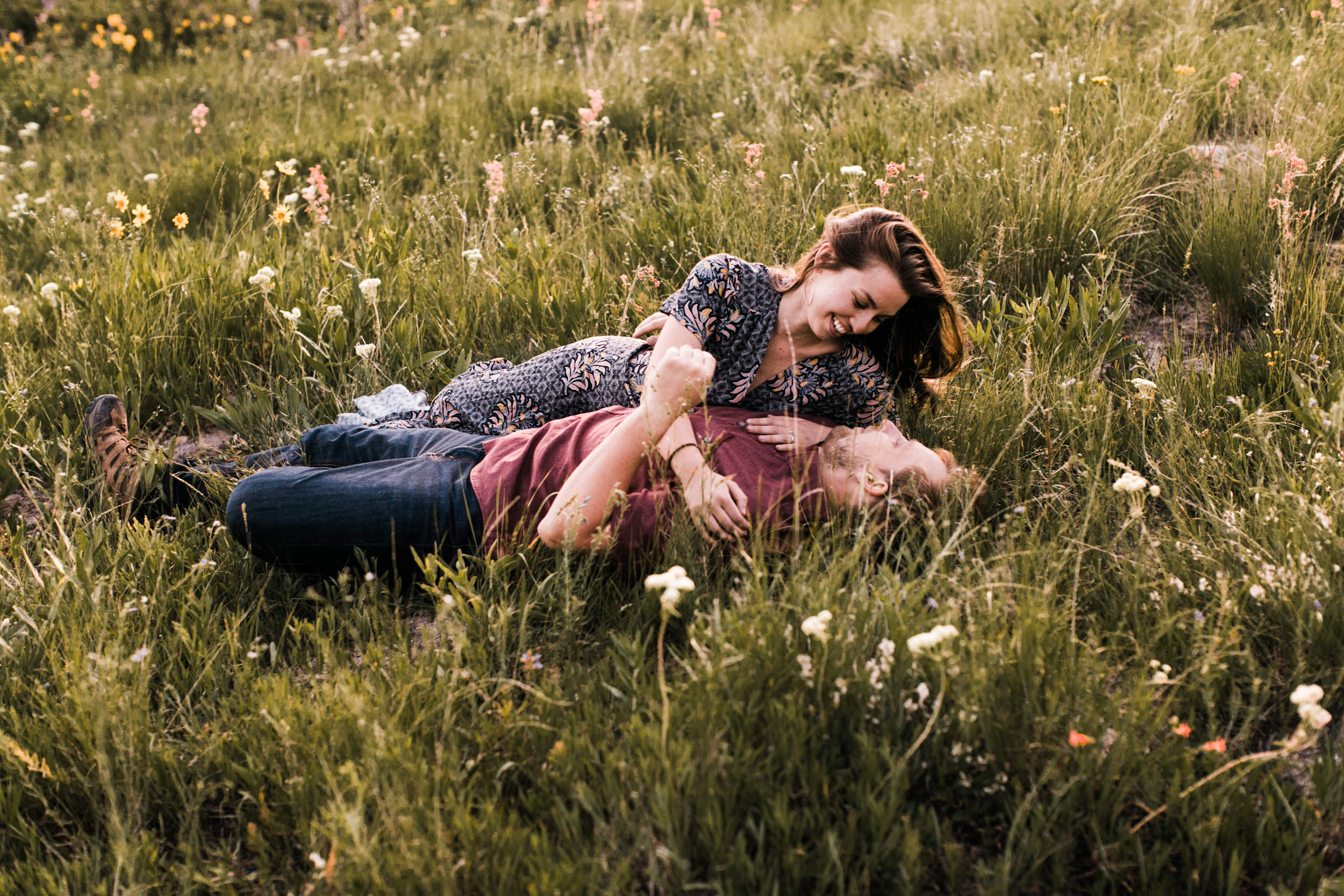 maggie + gary's adventure engagement session in grand teton national park | jackson hole, wyoming wedding photographer | the hearnes adventure photography