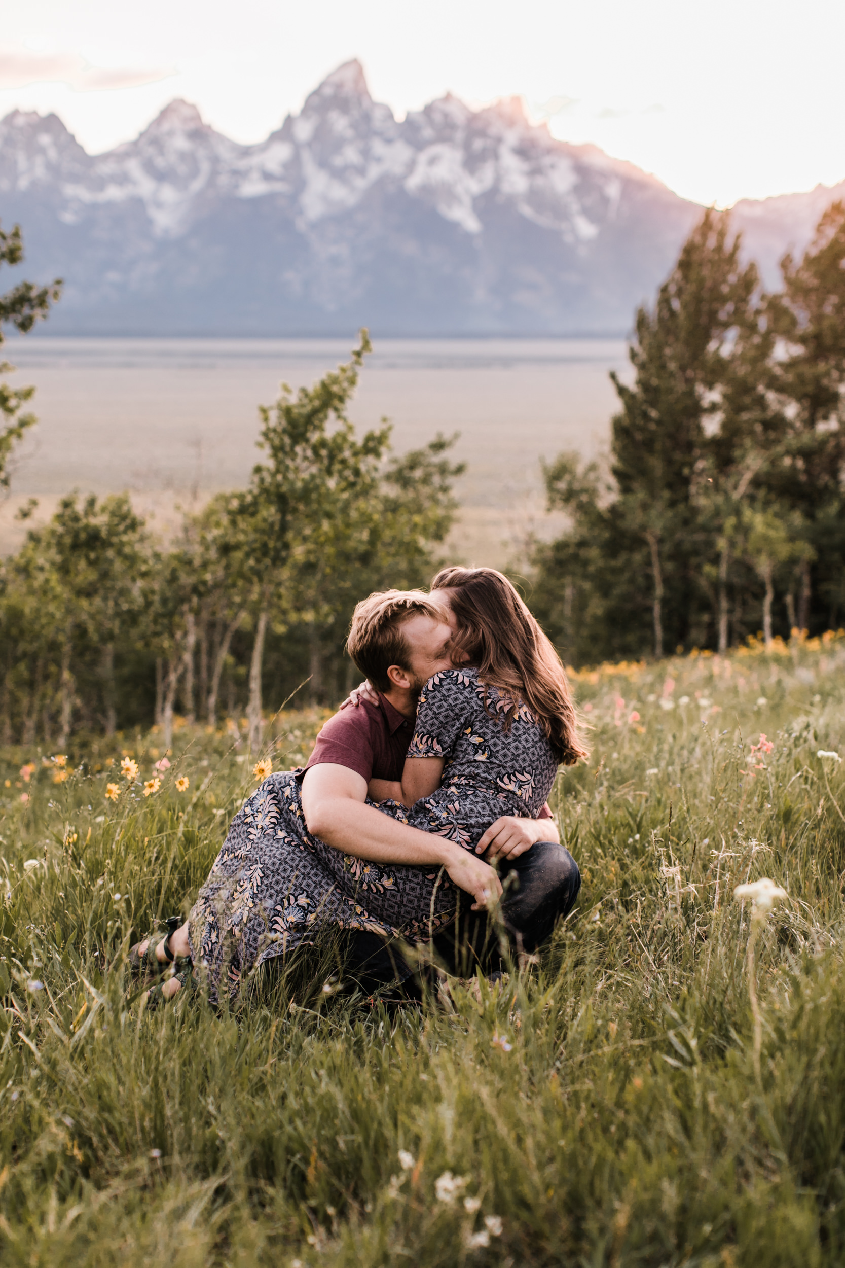 maggie + gary's adventure engagement session in grand teton national park | jackson hole, wyoming wedding photographer | the hearnes adventure photography