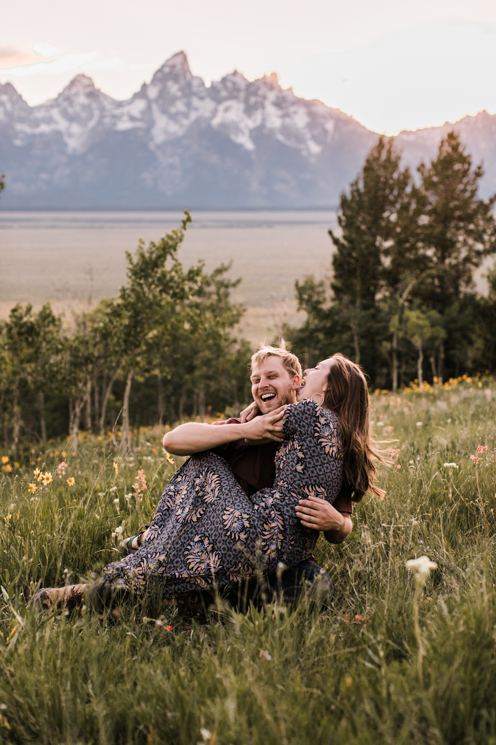 maggie + gary's adventure engagement session in grand teton national park | jackson hole, wyoming wedding photographer | the hearnes adventure photography