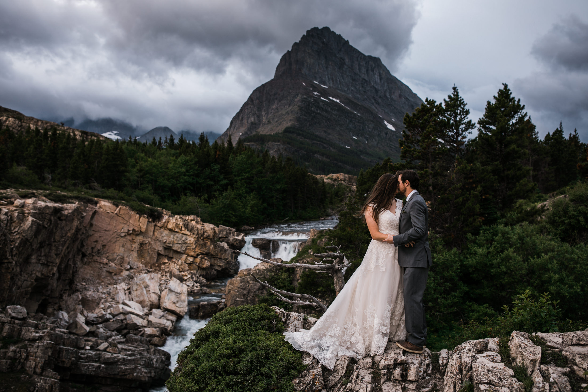christina + david's post-wedding adventure portrait session in glacier national park | montana wedding + elopement photographer | the hearnes adventure photography