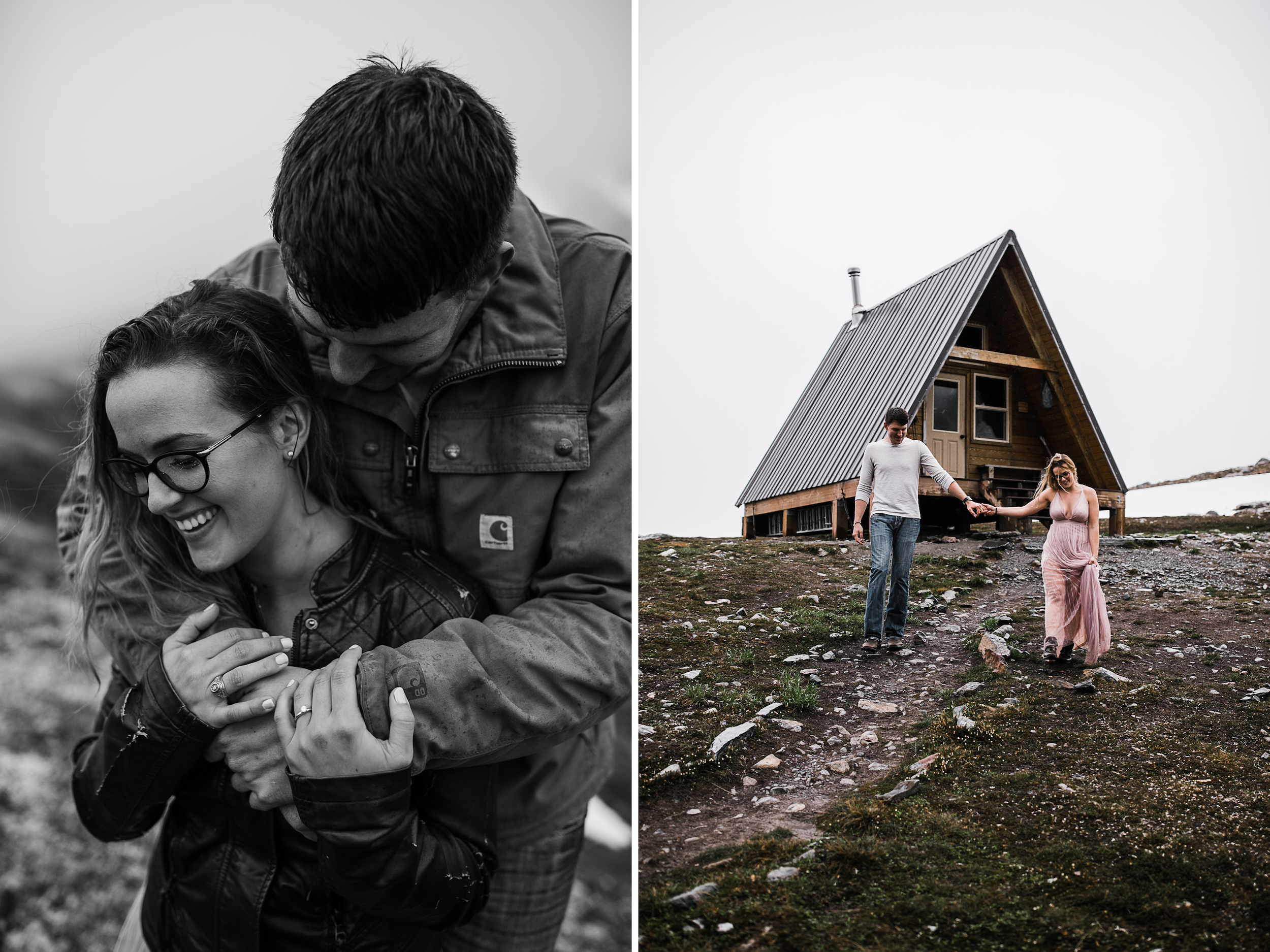 adventure engagement session in alaska | alyeska, girdwood elopement photographer | alaska destination wedding photographer | the hearnes adventure photography