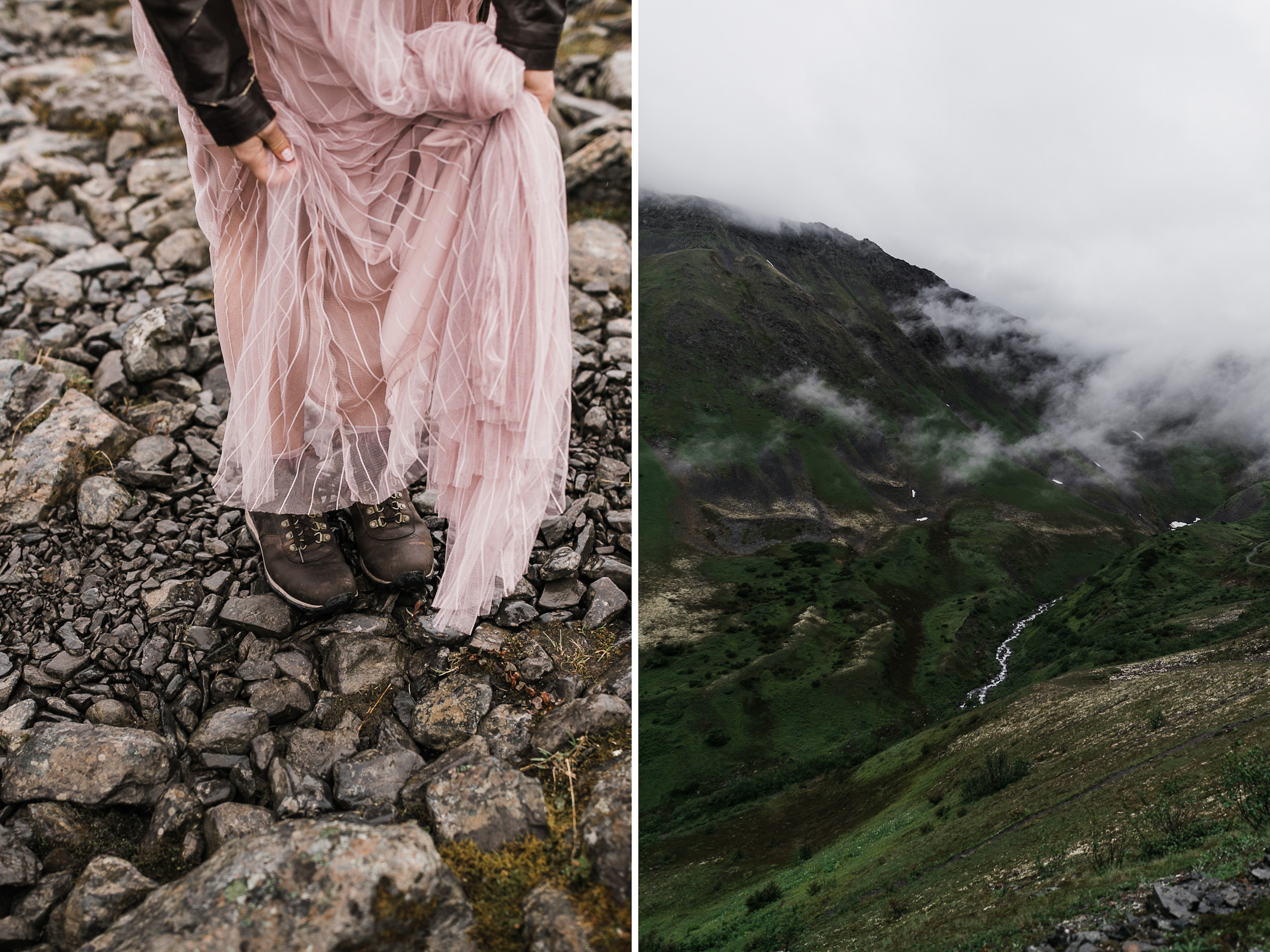 adventure engagement session in alaska | alyeska, girdwood elopement photographer | alaska destination wedding photographer | the hearnes adventure photography