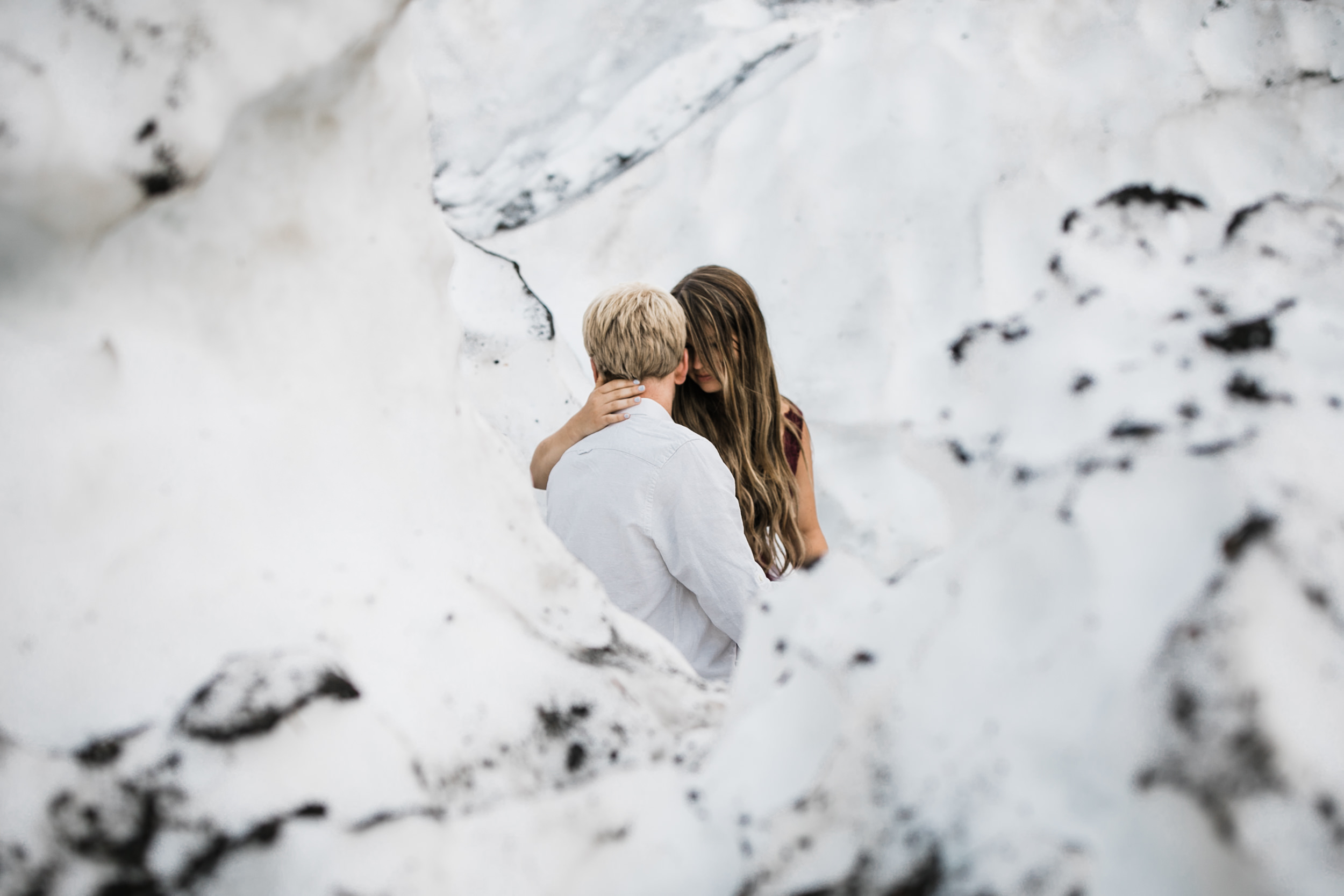 adventurous glacier engagement session near girdwood | alaska elopement photographer | glacier wedding inspiration | the hearnes adventure photography | www.thehearnes.com