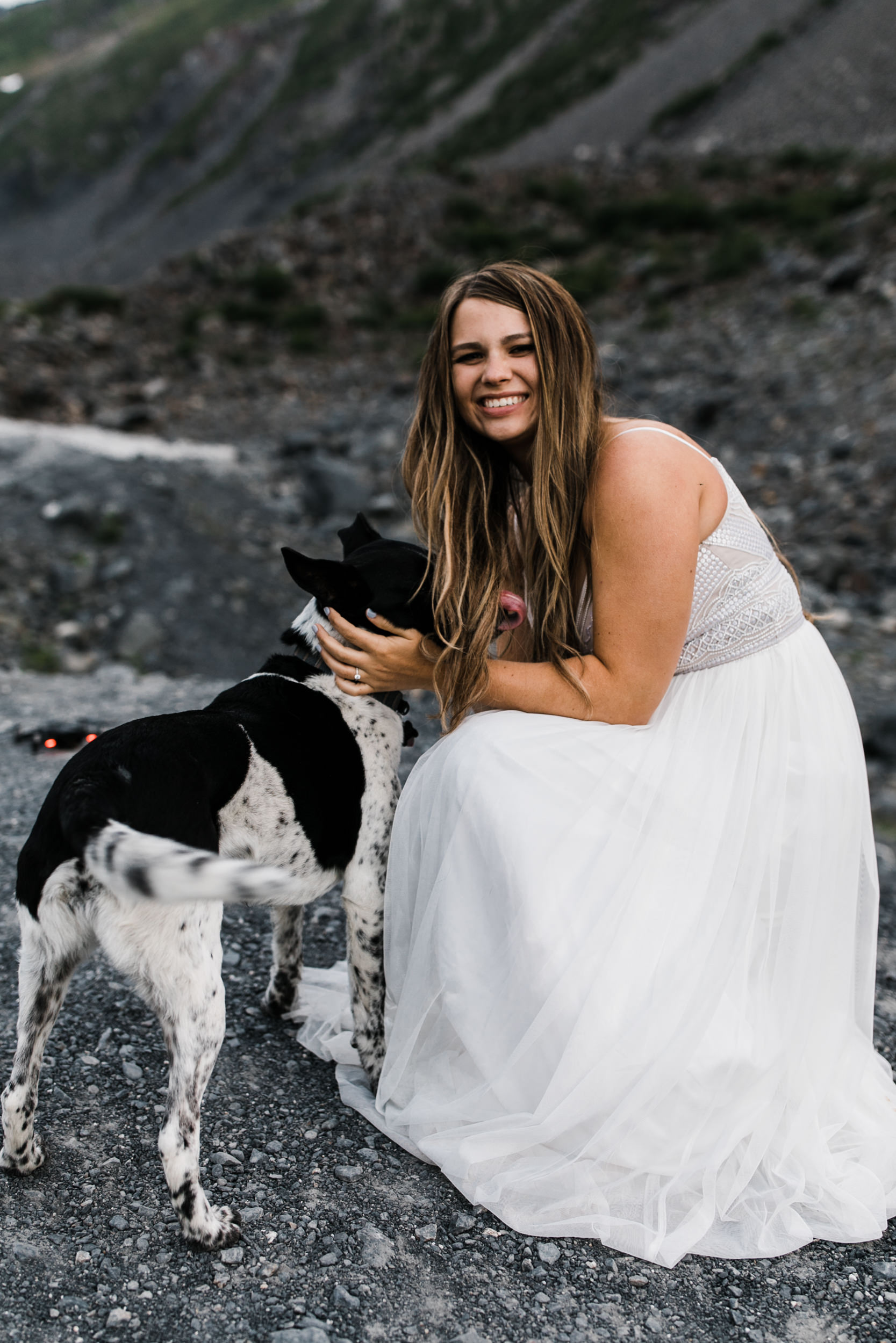 adventurous glacier engagement session near girdwood | alaska elopement photographer | glacier wedding inspiration | the hearnes adventure photography | www.thehearnes.com