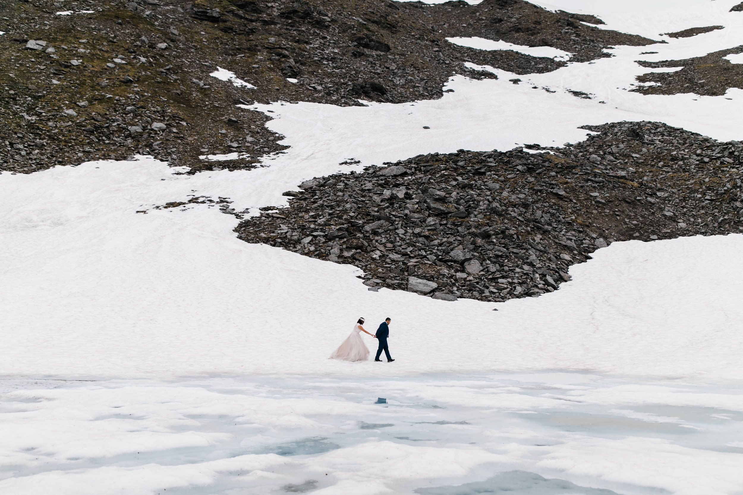 adventurous wedding portrait session at hatcher pass near anchorage | alaska elopement photographer | the hearnes adventure photography | www.thehearnes.com