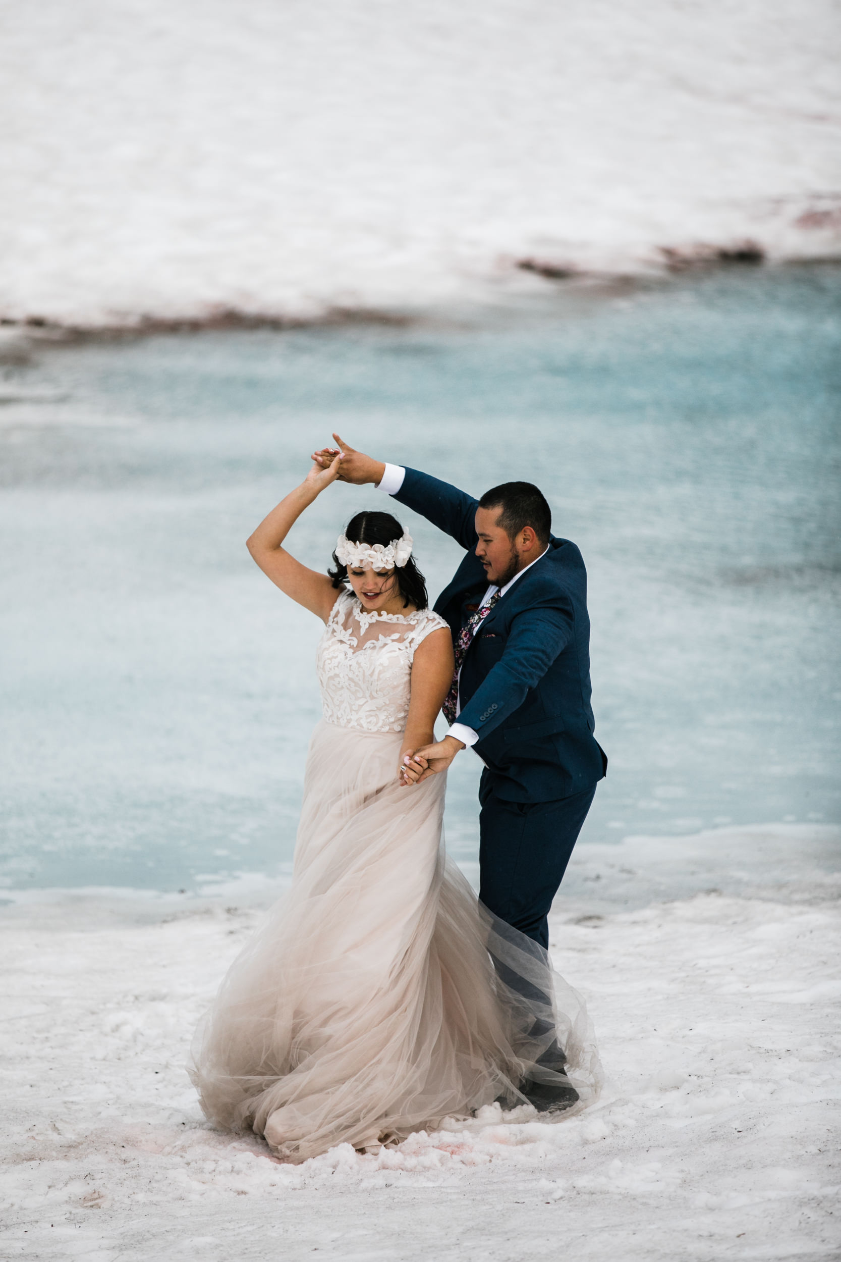 adventurous wedding portrait session at hatcher pass near anchorage | alaska elopement photographer | the hearnes adventure photography | www.thehearnes.com