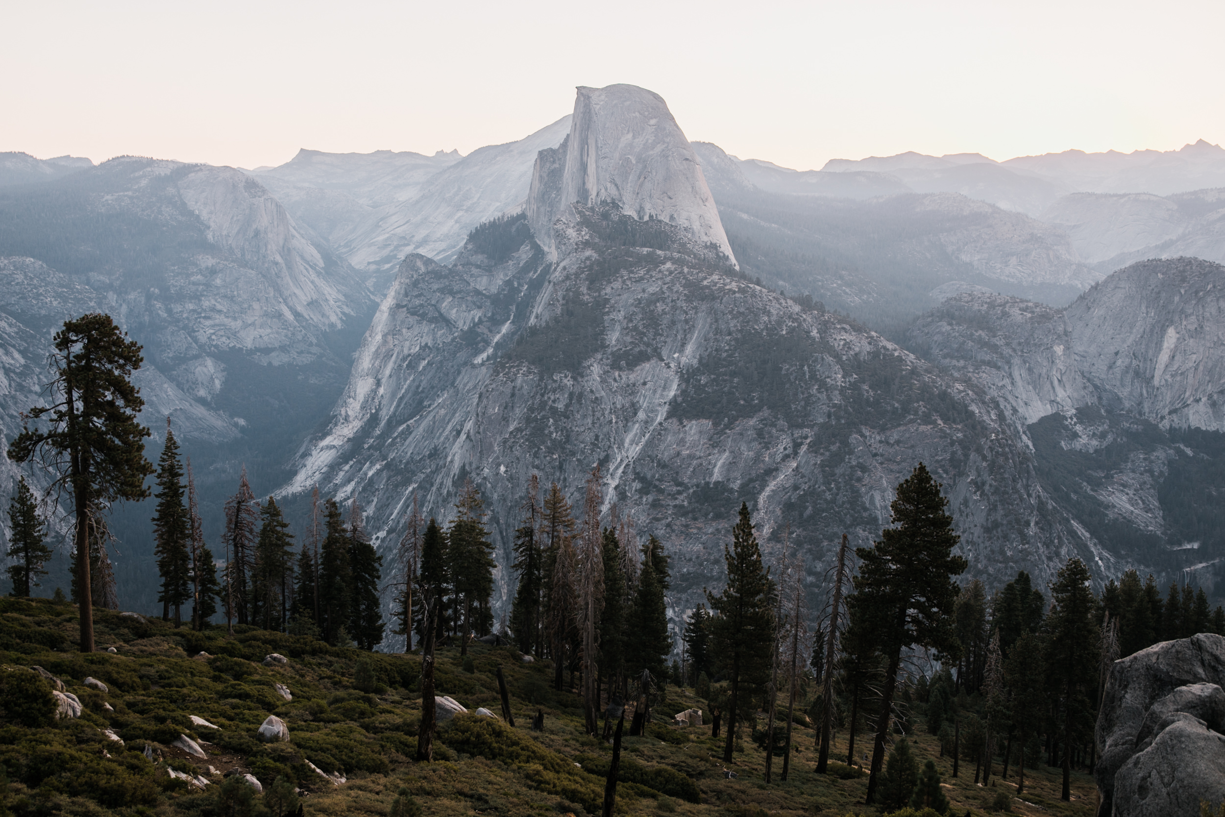 Copy of sunrise elopement in yosemite national park | wedding portraits at glacier point | wedding ceremony at taft point | adventure elopement photographer