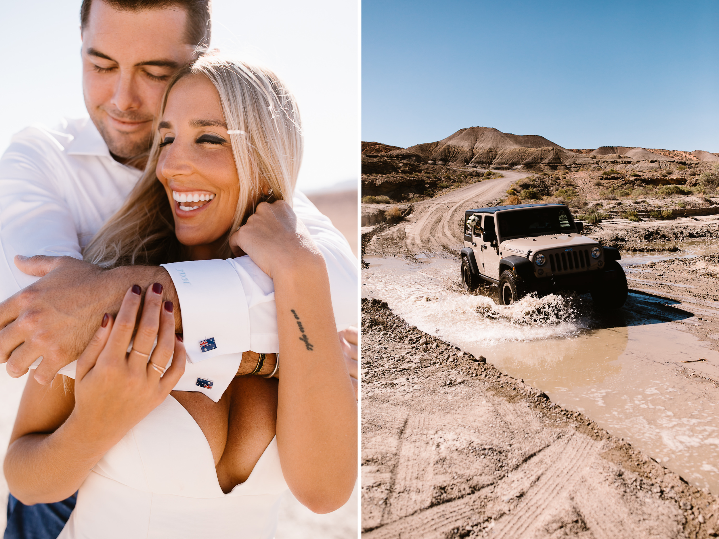 jeep elopement in page, arizona | lake powell adventure wedding | desert elopement inspiration | utah wedding and elopement photographer | the hearnes