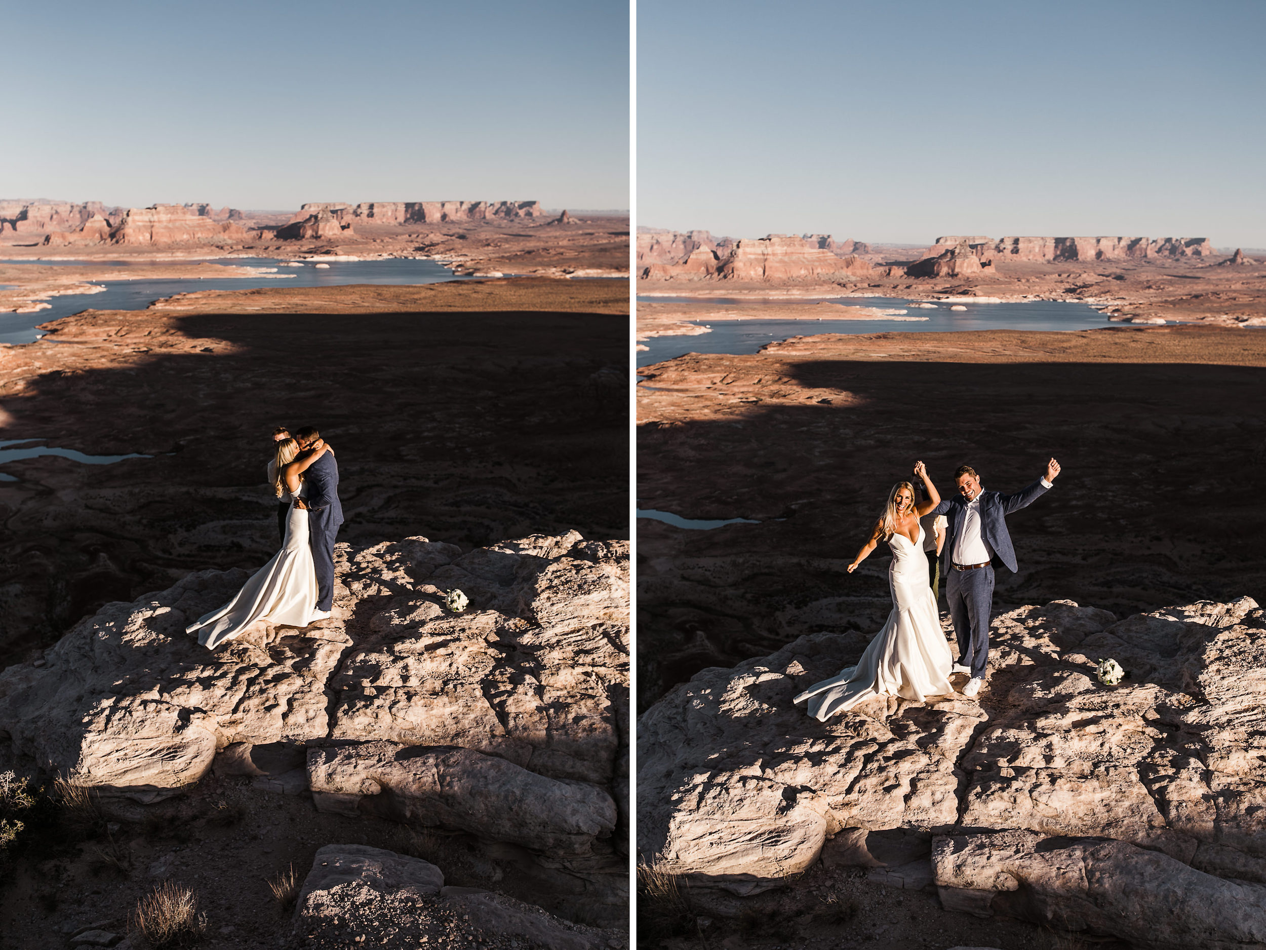 jeep elopement in page, arizona | lake powell adventure wedding | desert elopement inspiration | utah wedding and elopement photographer | the hearnes