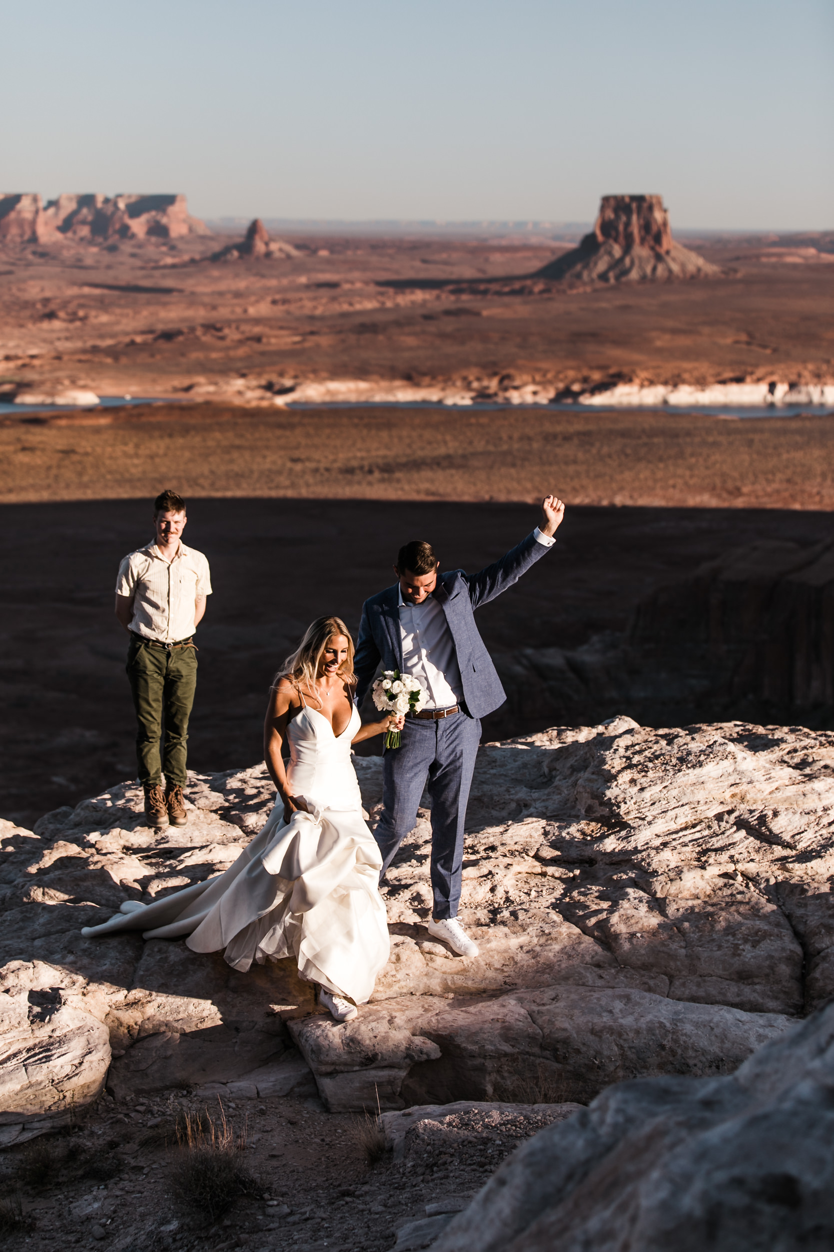 jeep elopement in page, arizona | lake powell adventure wedding | desert elopement inspiration | utah wedding and elopement photographer | the hearnes