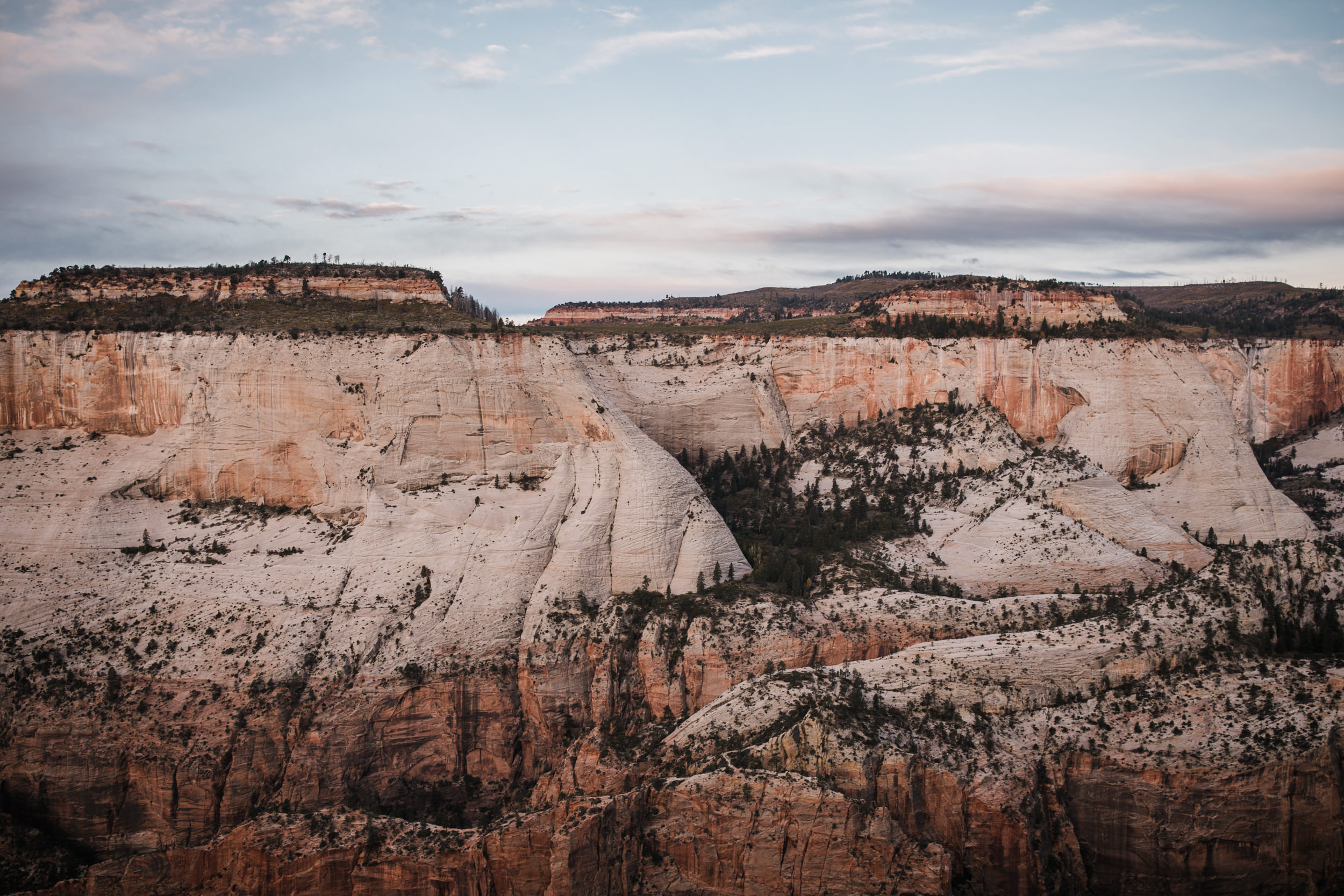 erin + marshall’s sunrise elopement ceremony overlooking zion national park | hiking wedding | utah elopement photographer | the hearnes adventure photography