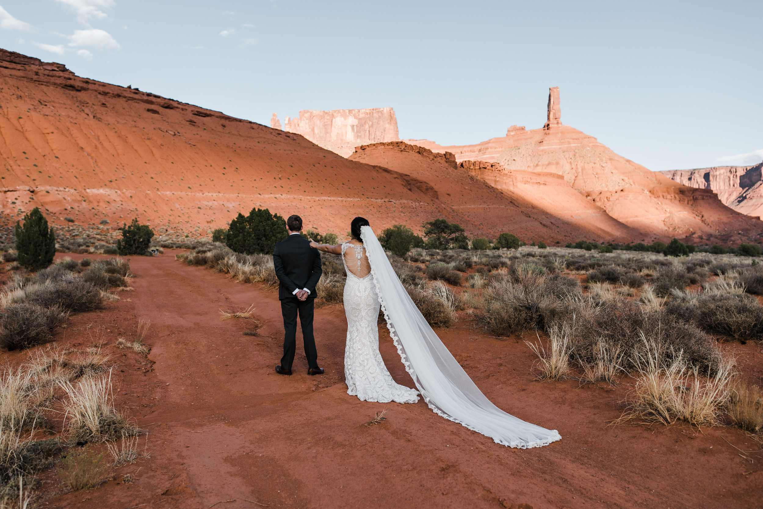 moab, utah wedding photo session | galia lahav bride | bridals in the desert | the hearnes adventure photography