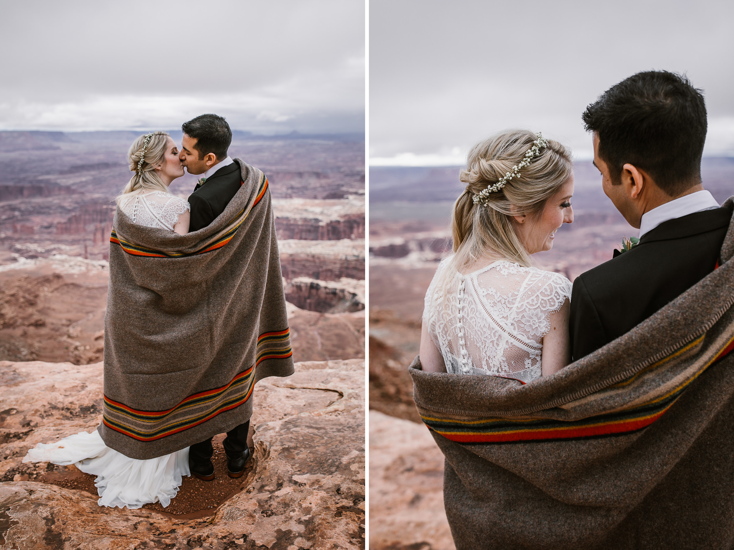 canyonlands national park elopement inspiration | moab utah wedding bridals | the hearnes adventure photography