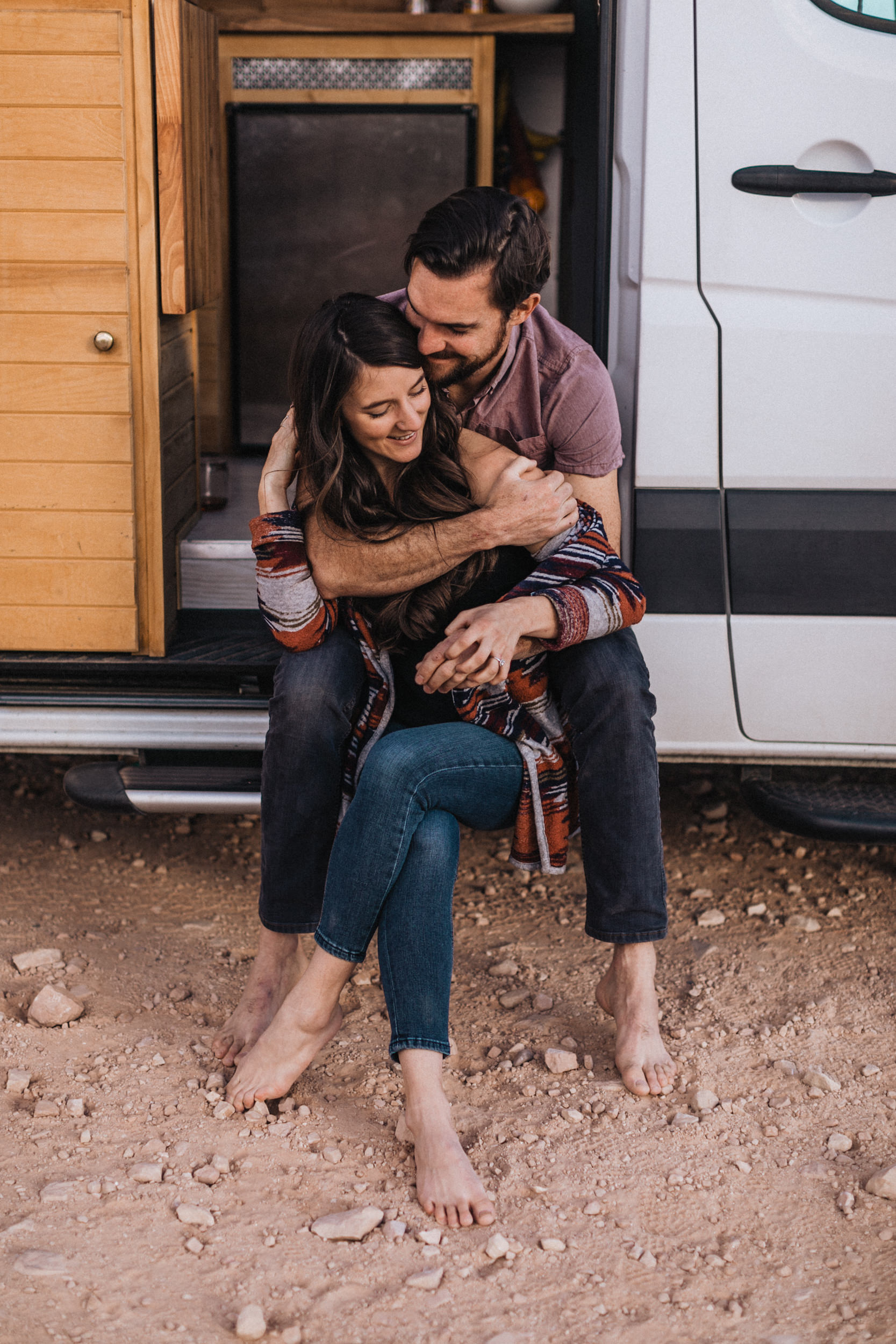 moab laughing couple