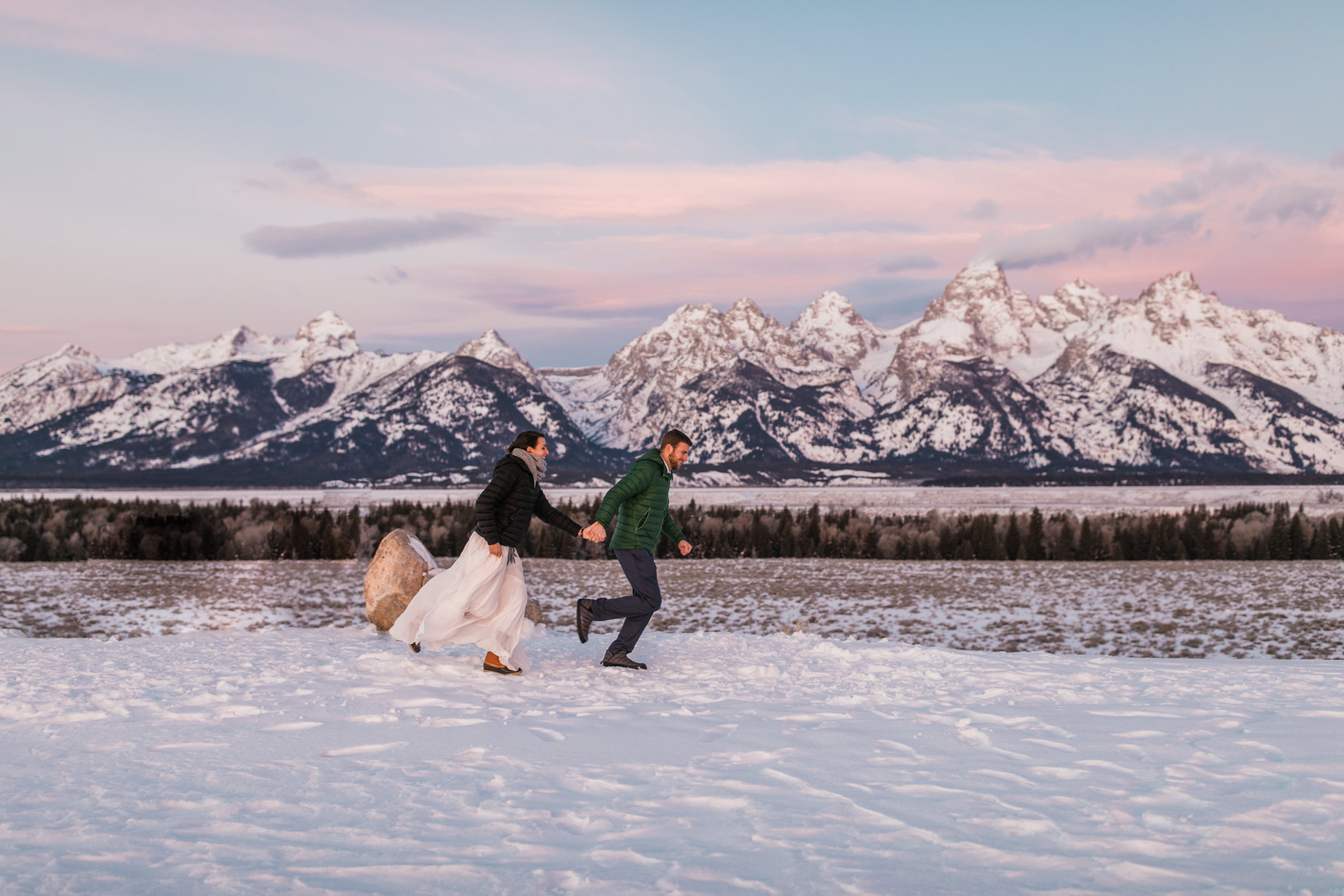 adventure elopement inspiration in grand teton national park | jackson hole engagement session | the hearnes adventure wedding photography