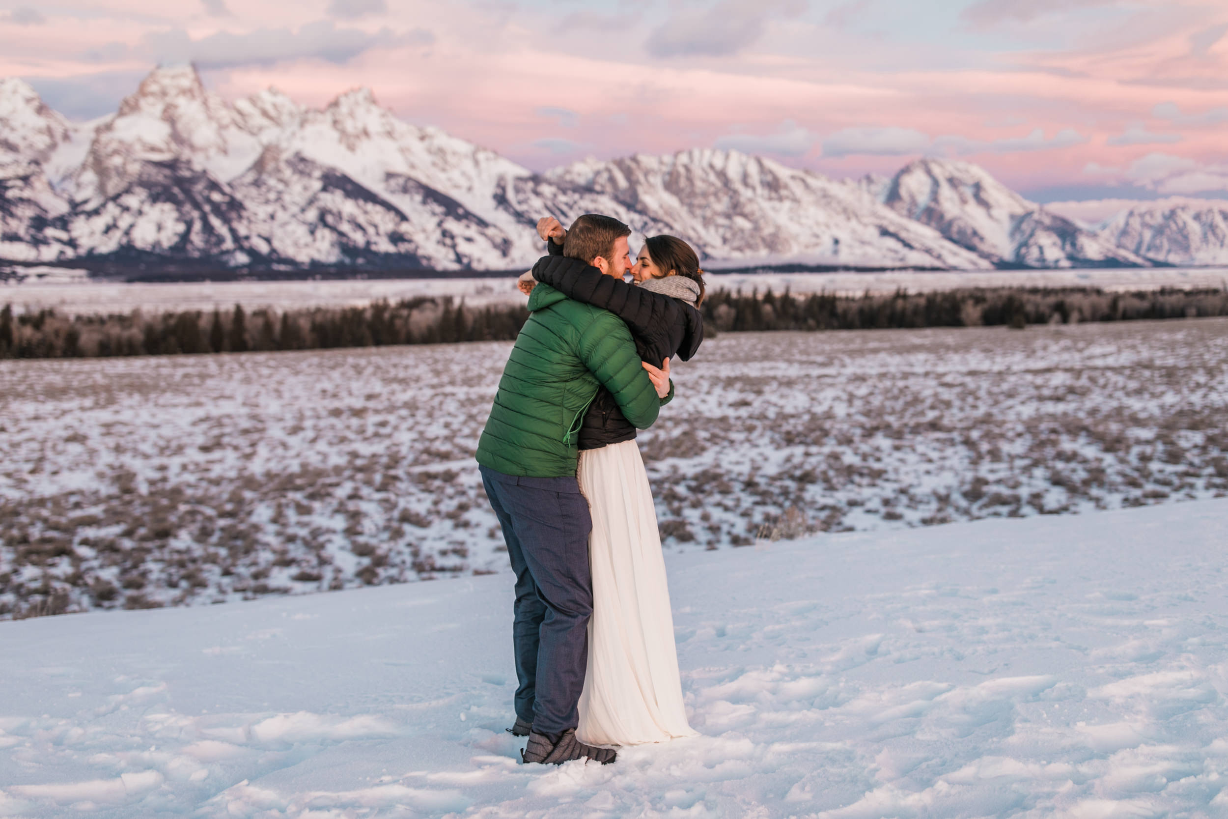 adventure elopement inspiration in grand teton national park | jackson hole engagement session | the hearnes adventure wedding photography