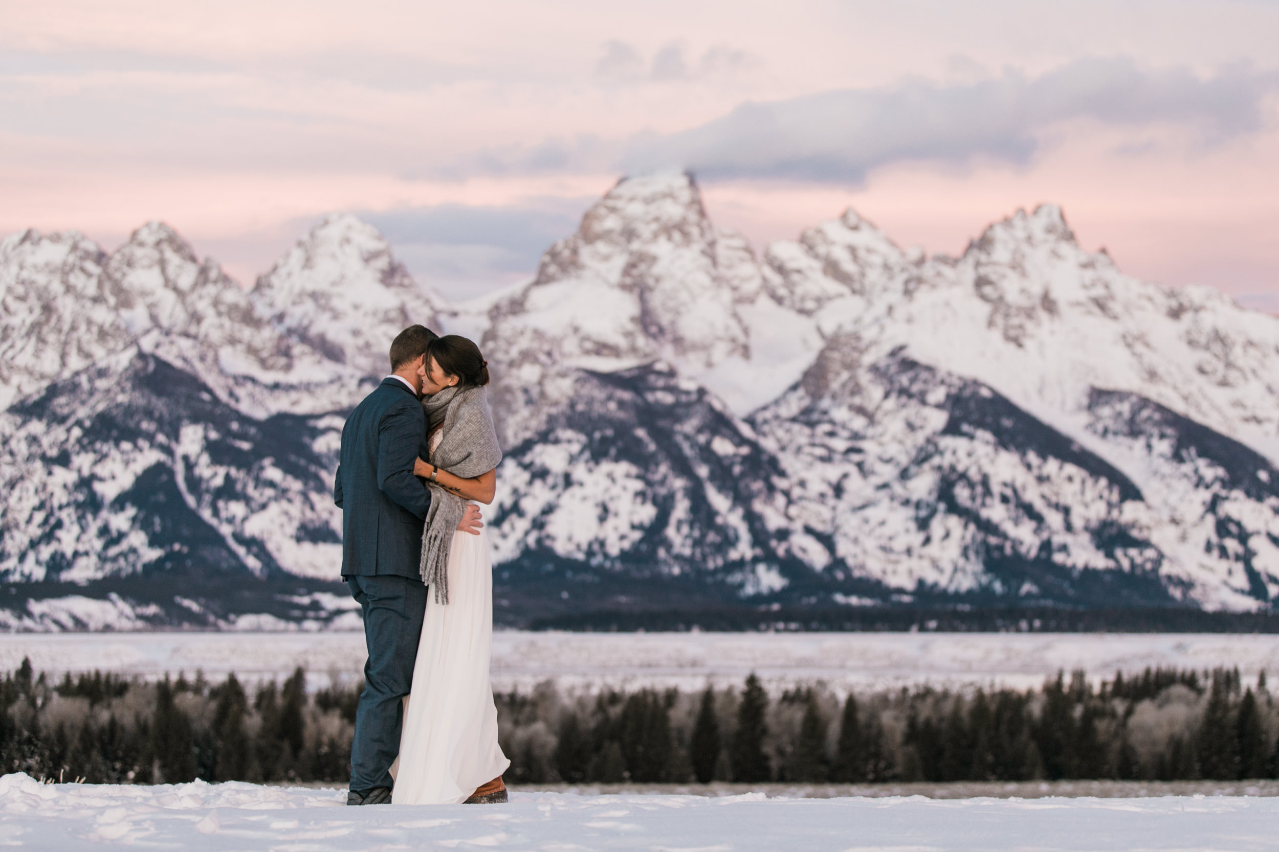 adventure elopement inspiration in grand teton national park | jackson hole engagement session | the hearnes adventure wedding photography