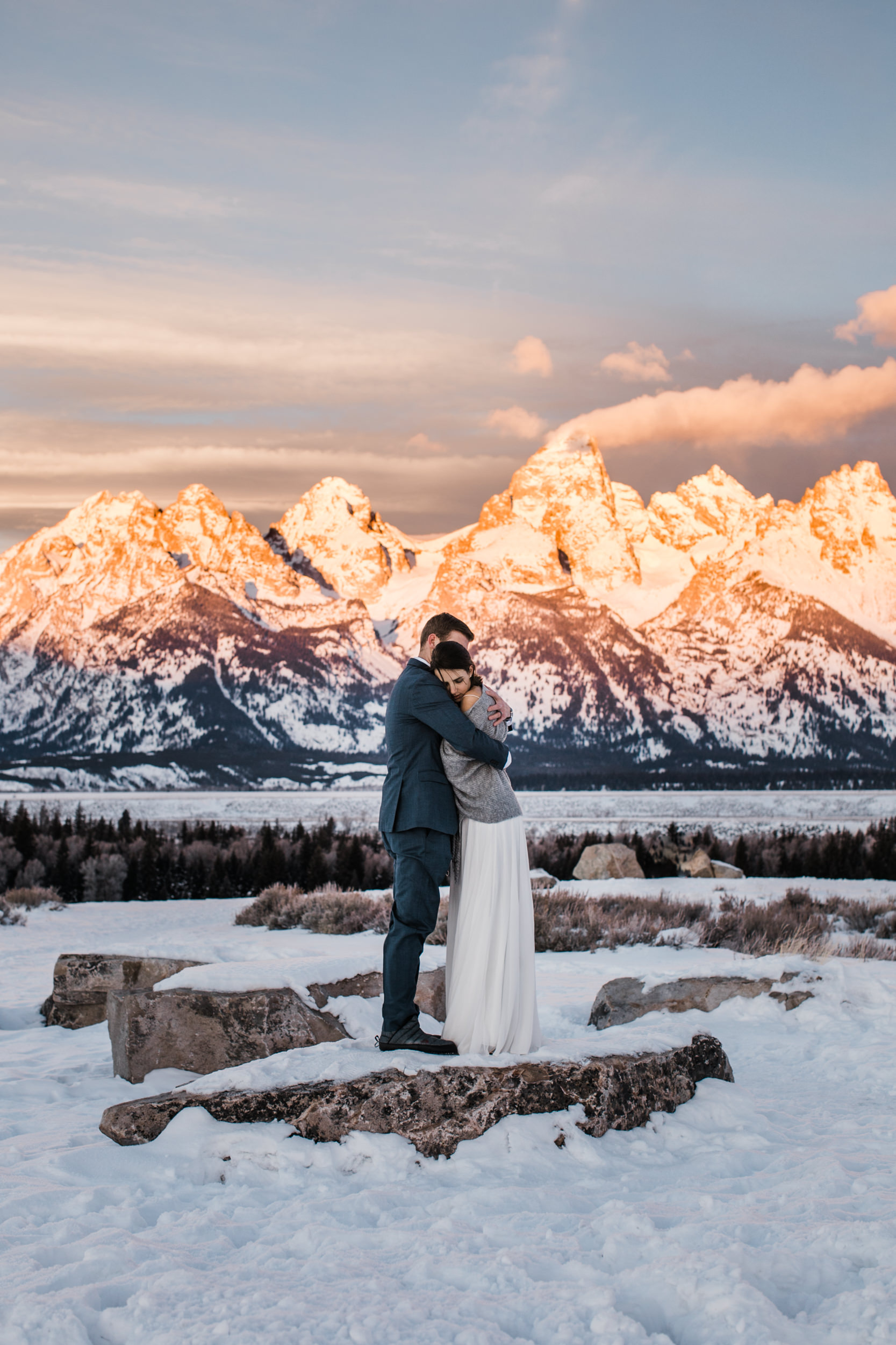 adventure elopement inspiration in grand teton national park | jackson hole engagement session | the hearnes adventure wedding photography