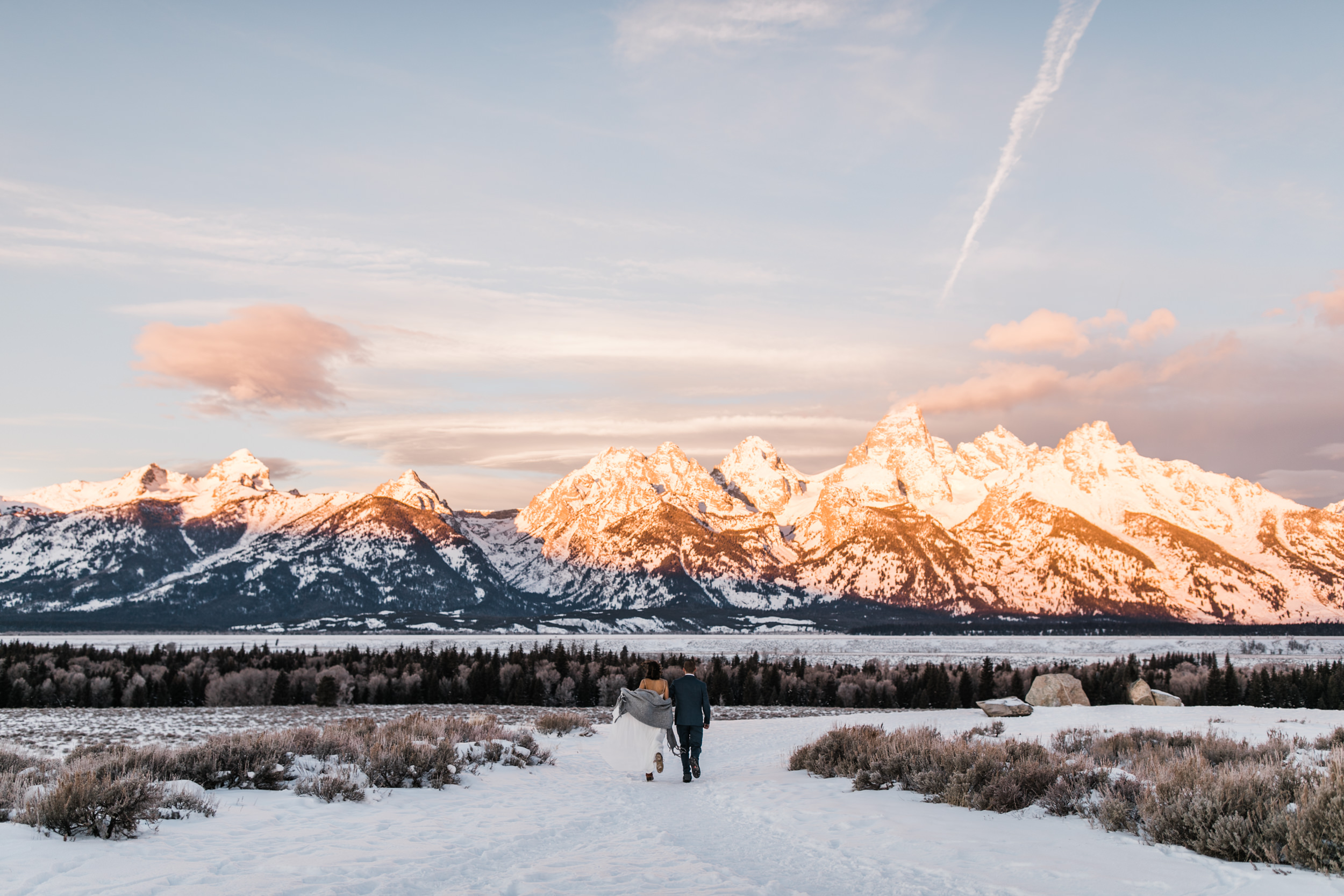 adventure elopement inspiration in grand teton national park | jackson hole engagement session | the hearnes adventure wedding photography