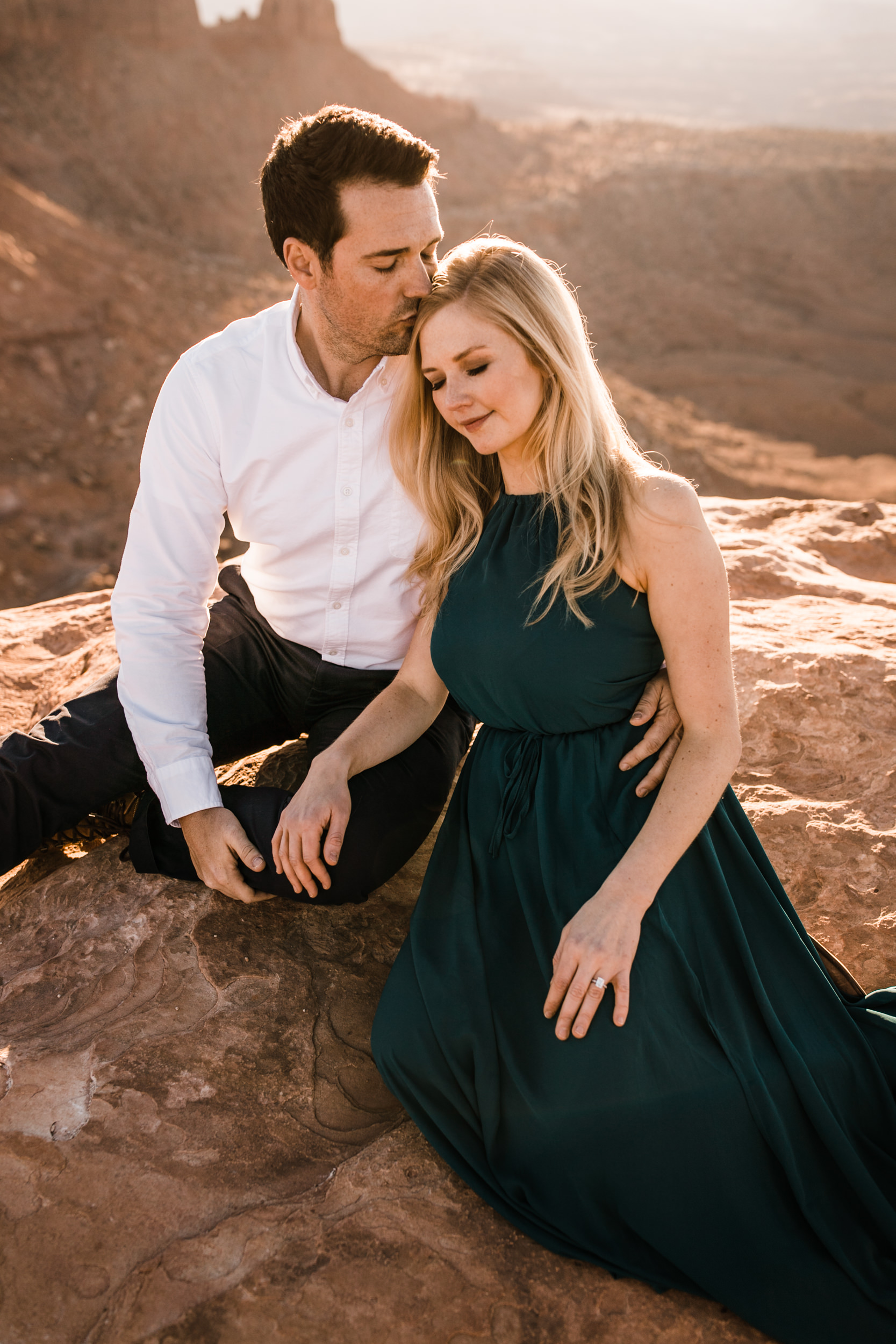 engagement photography session in canyonlands national park near moab utah