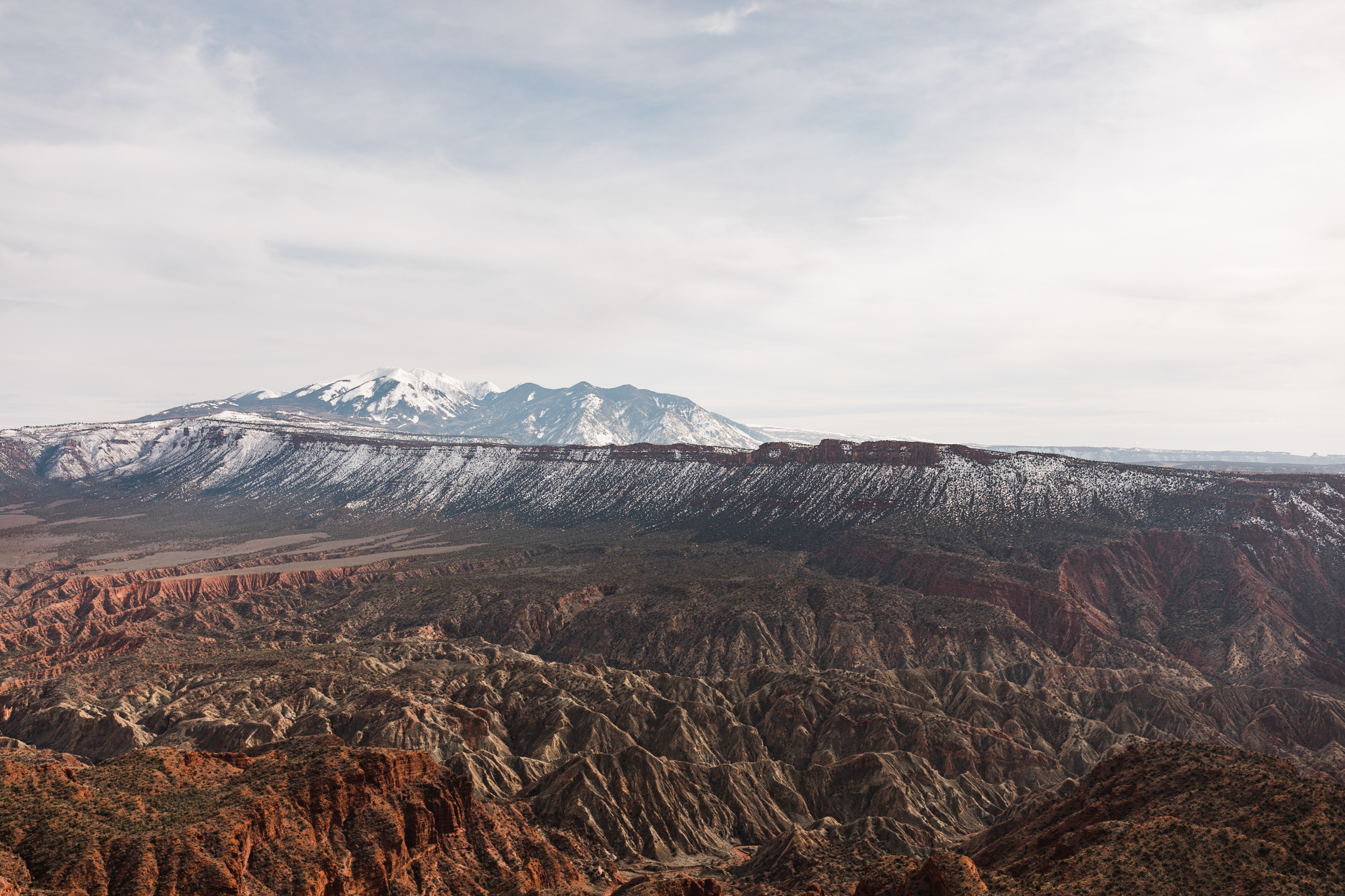 The Hearnes Adventure Elopement Landscape over moab