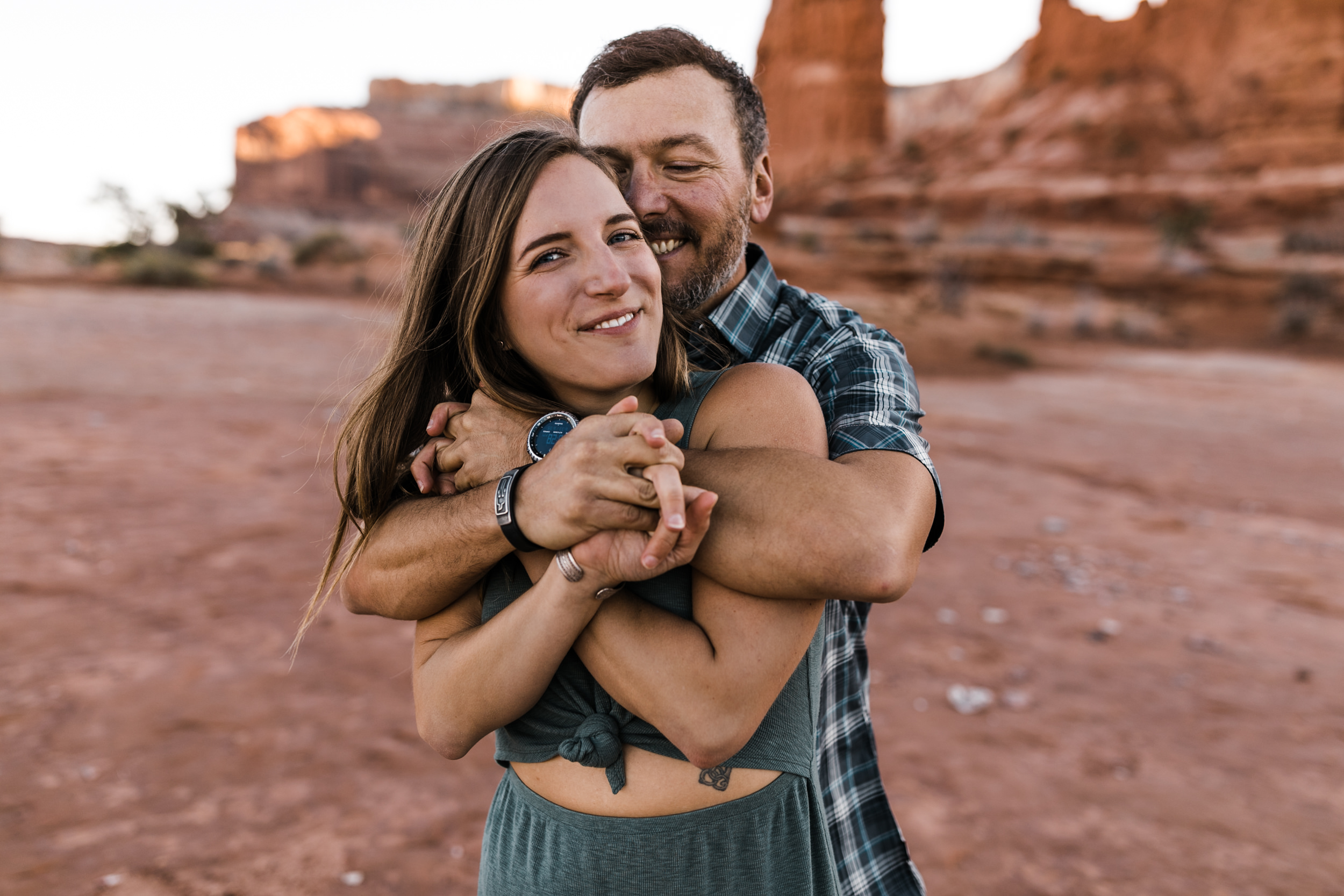 inspiration for engagement photos in moab
