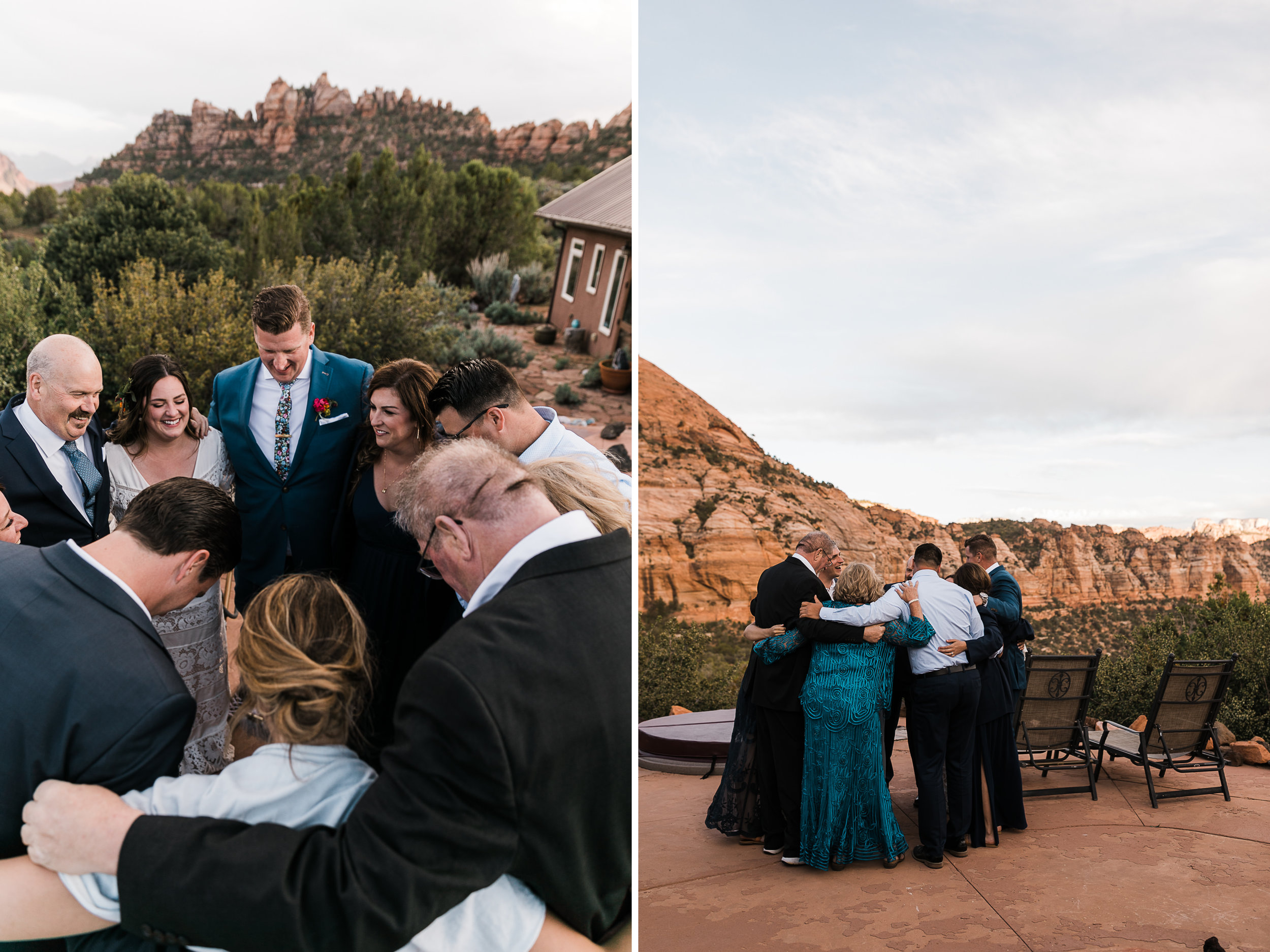 Zion national park elopement photographer | intimate wedding in the desert | small wedding ideas | the hearnes adventure photography