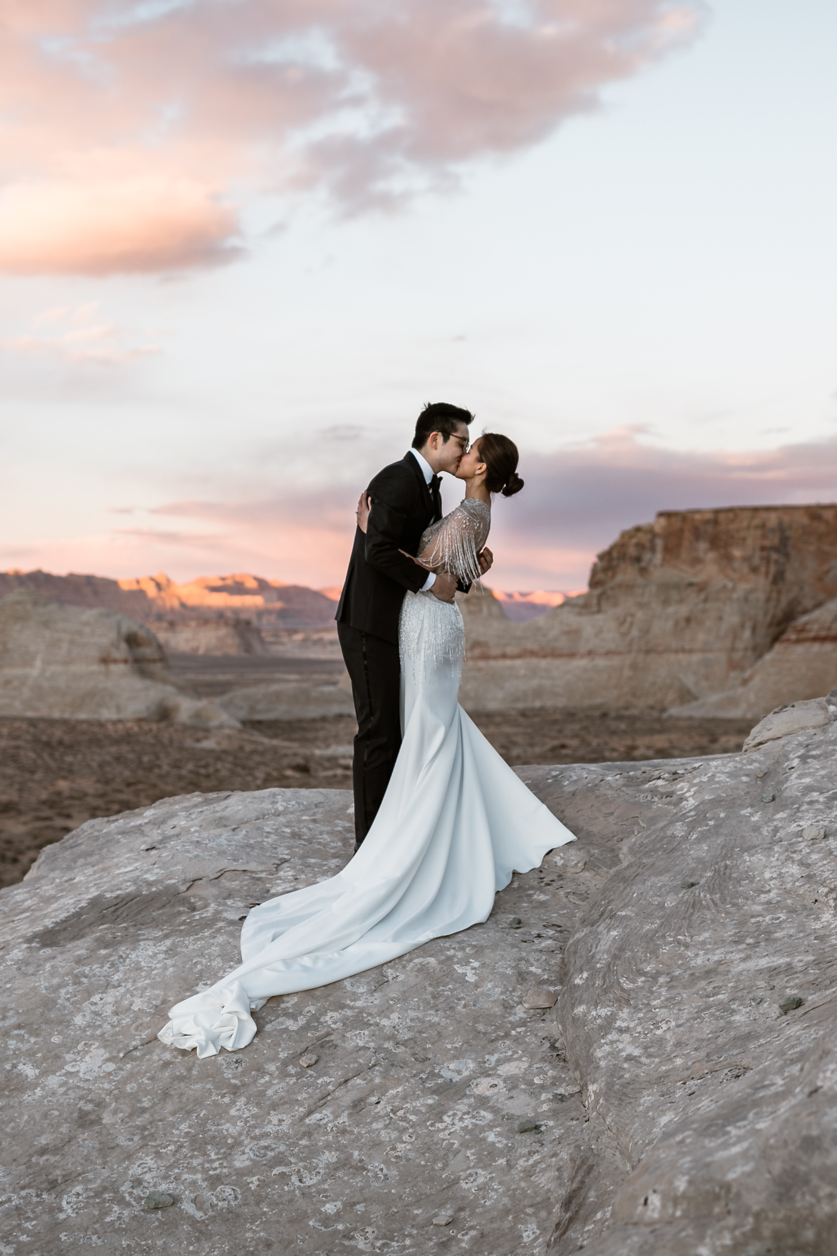 Amangiri Elopement Wedding | Luxury Destination Wedding in Utah | The Hearnes Adventure Photography