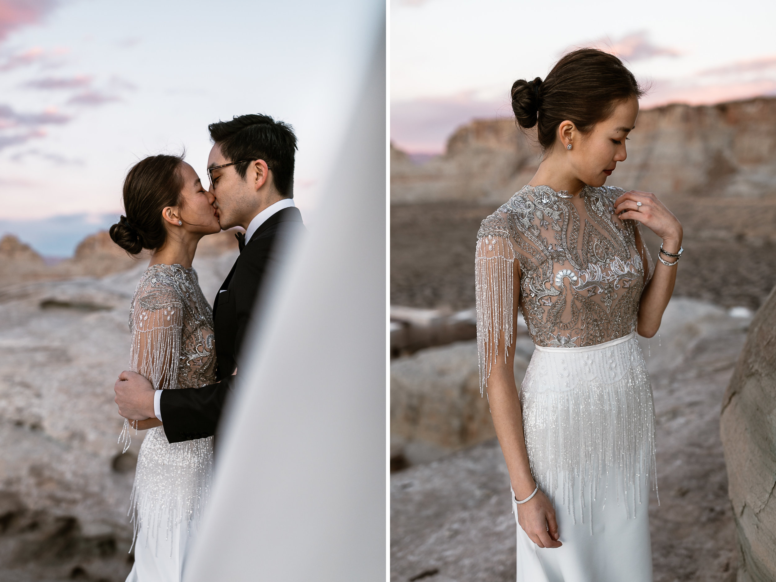 Amangiri Elopement Wedding | Luxury Destination Wedding in Utah | The Hearnes Adventure Photography