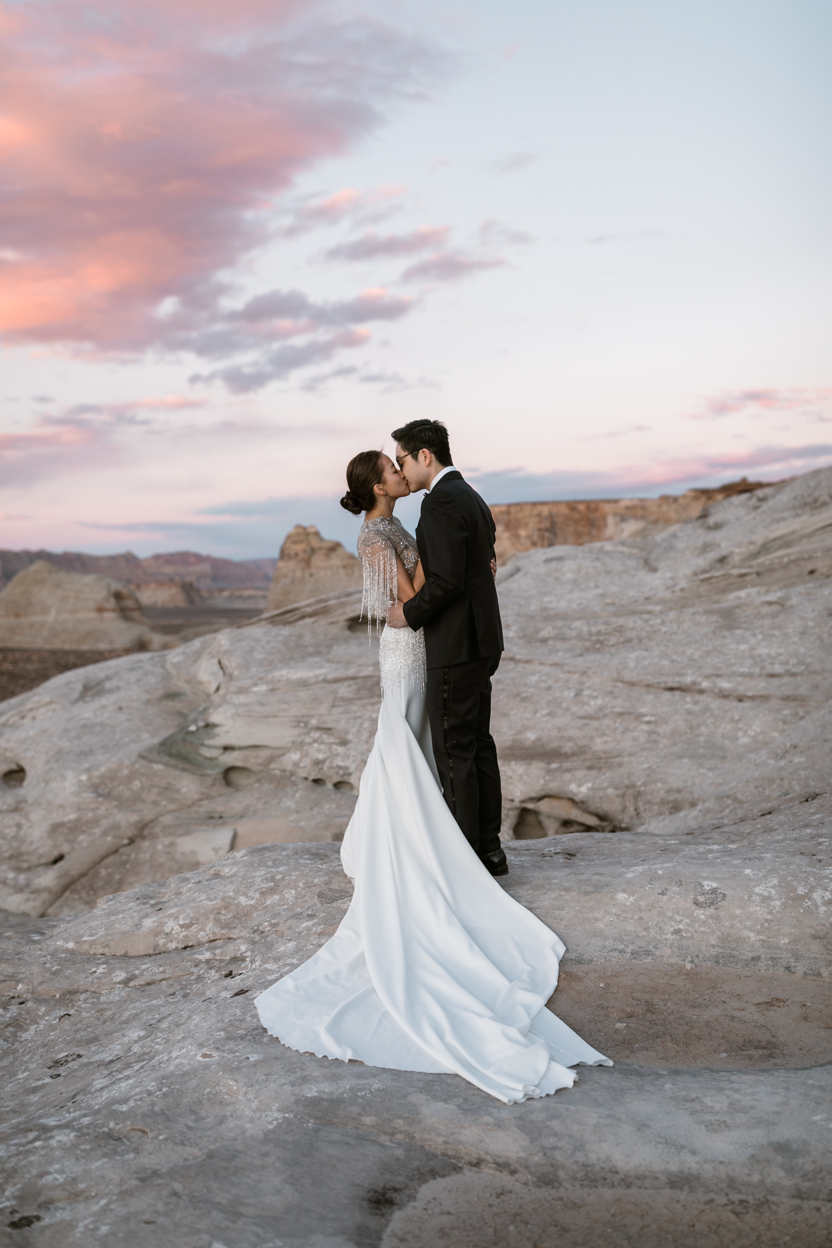 Amangiri Elopement Wedding | Luxury Destination Wedding in Utah | The Hearnes Adventure Photography