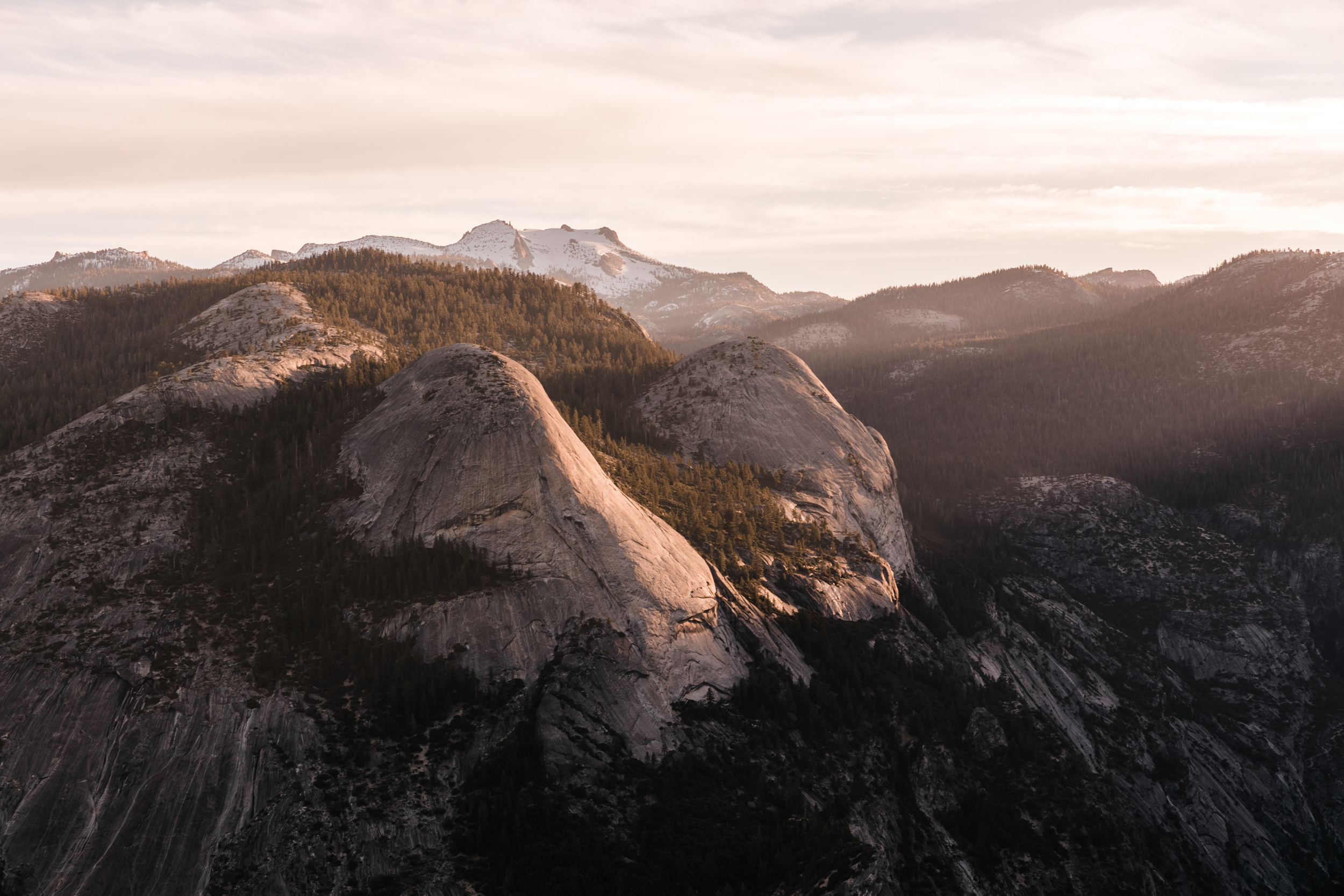 Adventurous Destination Elopement in Yosemite National Park | Glacier Point Sunrise First Look + Taft Point Ceremony | The Hearnes Adventure Photography