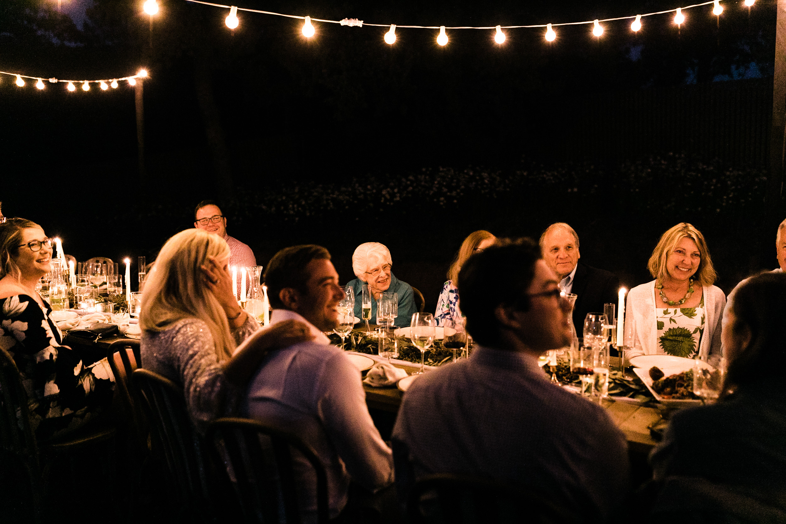 Erika + Grant’s intimate Yosemite National Park destination wedding + romantic backyard reception under twinkle lights | the hearnes adventure photography