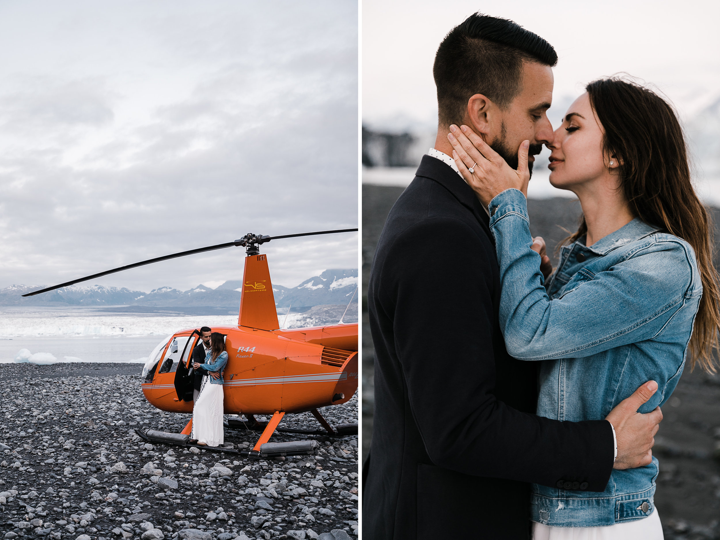 epic helicopter proposal in valdez, alaska | how to pull off an adventurous proposal with a professional photographer | the hearnes