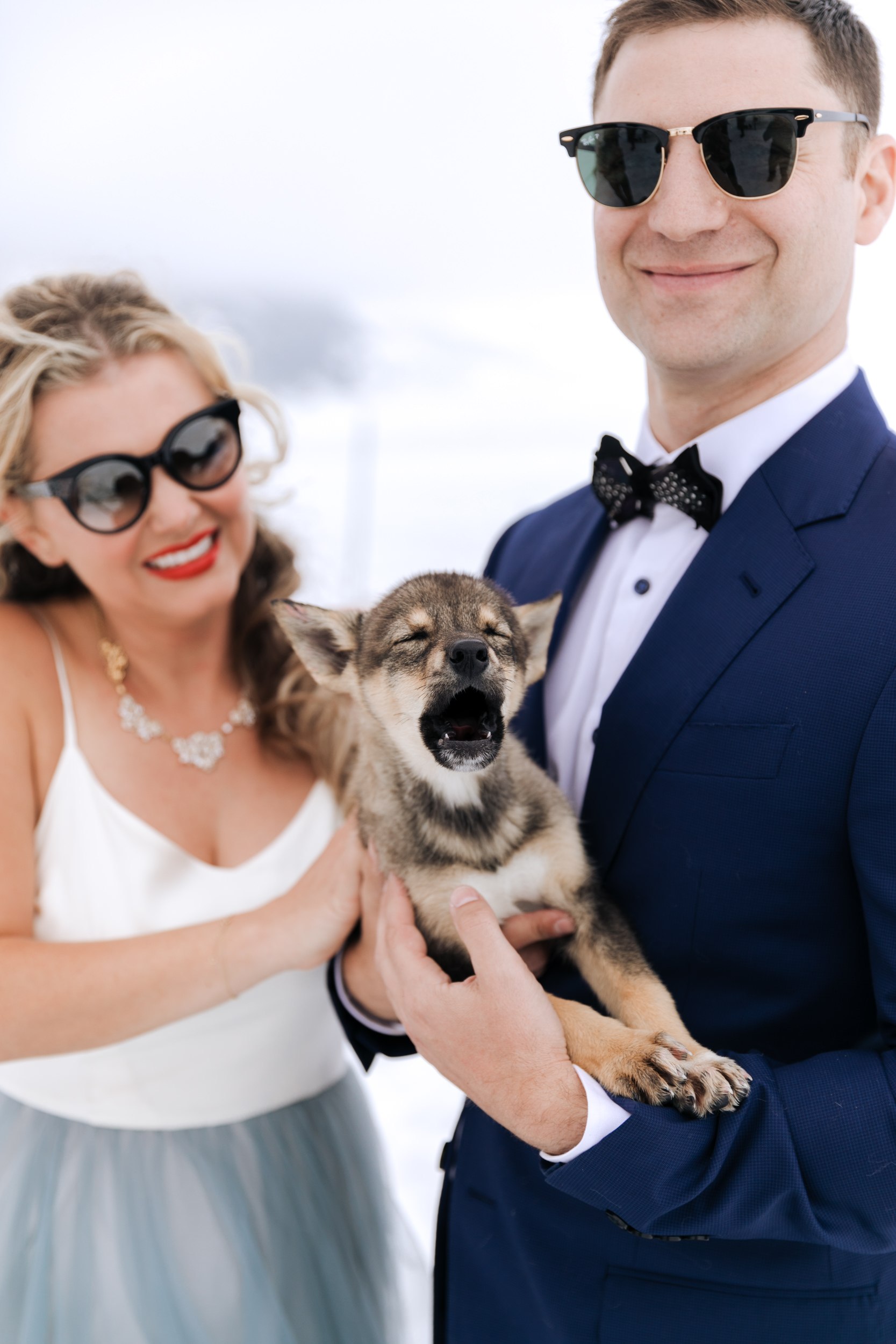 alaska destination wedding in seward | helicopter tour, dog sledding on a glacier | the hearnes adventure elopement photography