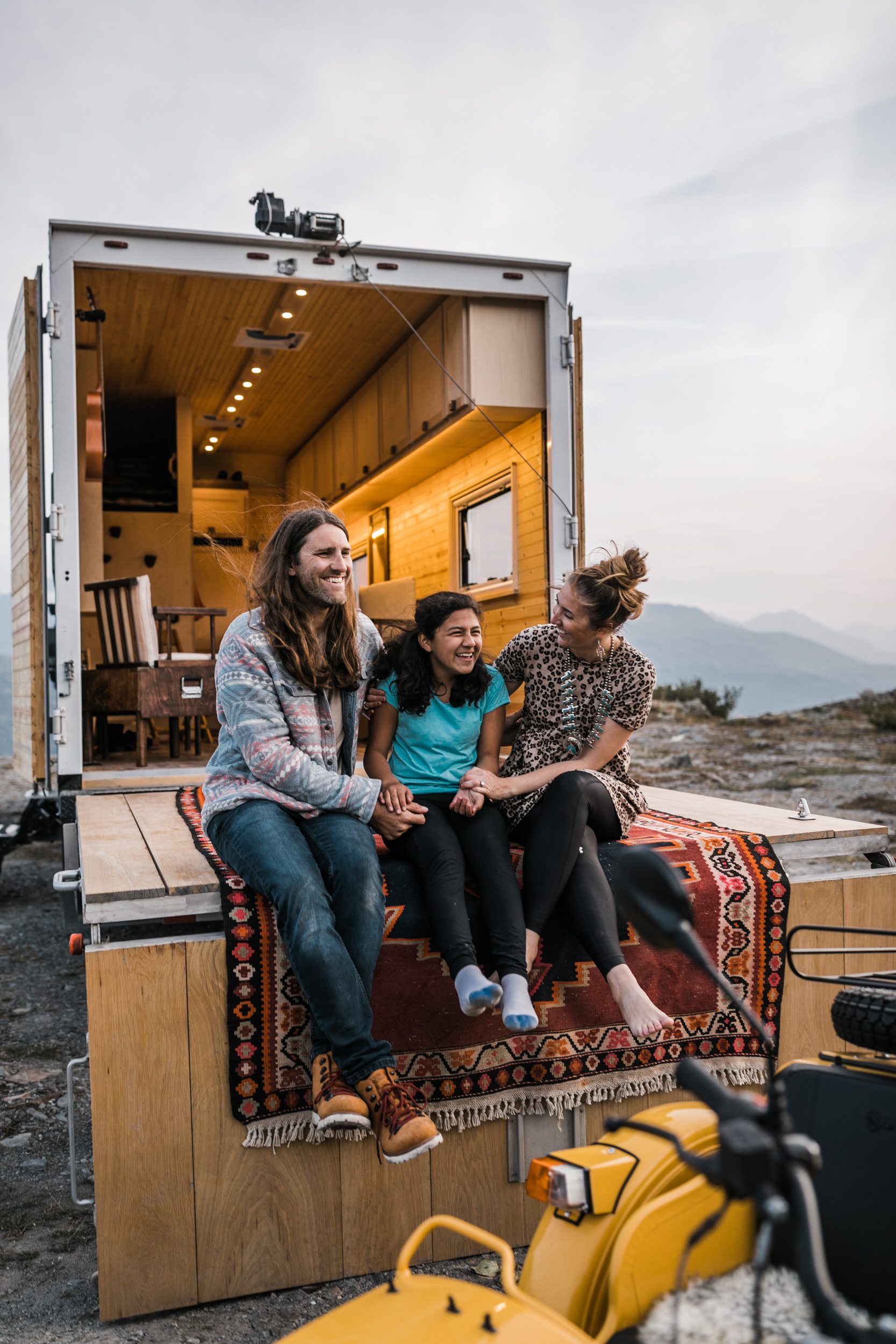 adventure session living life on the road in alaska | overloading rig + classic ural | the hearnes elopement photography