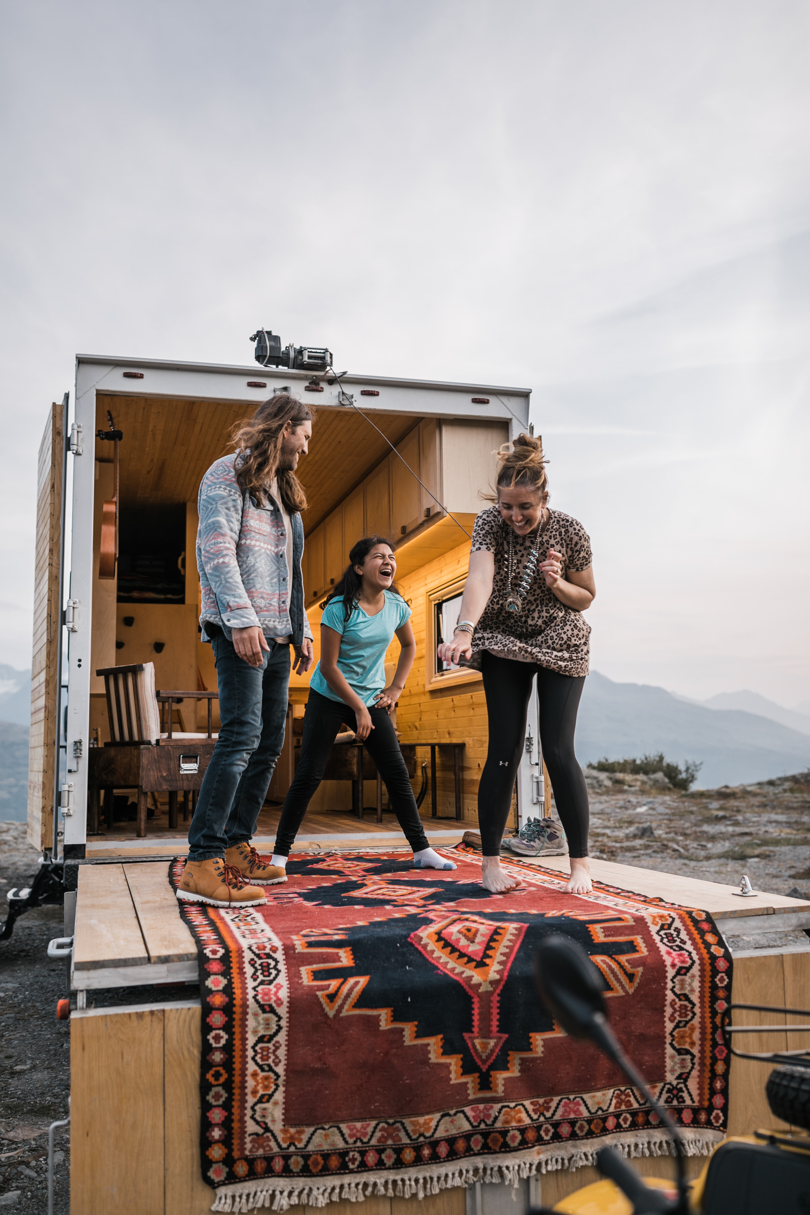 adventure session living life on the road in alaska | overloading rig + classic ural | the hearnes elopement photography