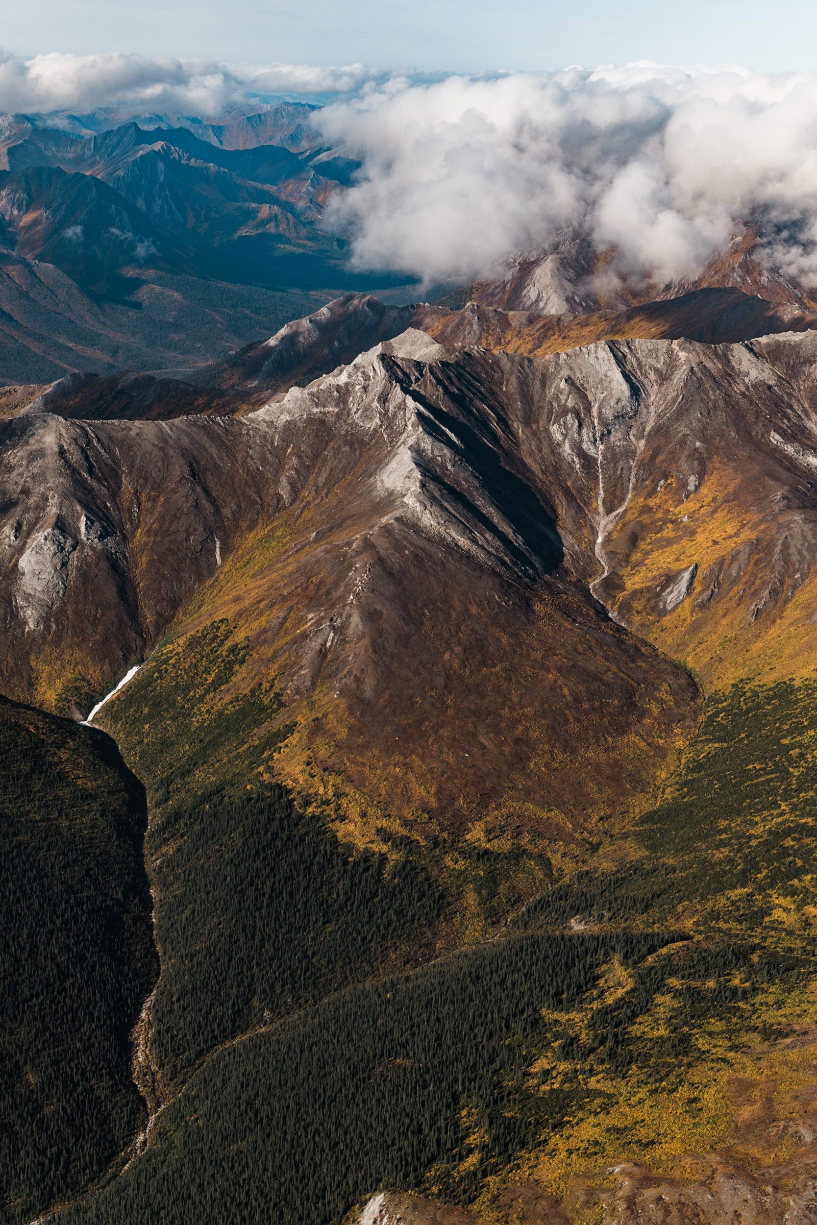 Flight tour of the Arrigetch Peaks in the Brooks Range, Gates of the Arctic National Park in northern Alaska | The Hearnes Adventure Wedding Photography