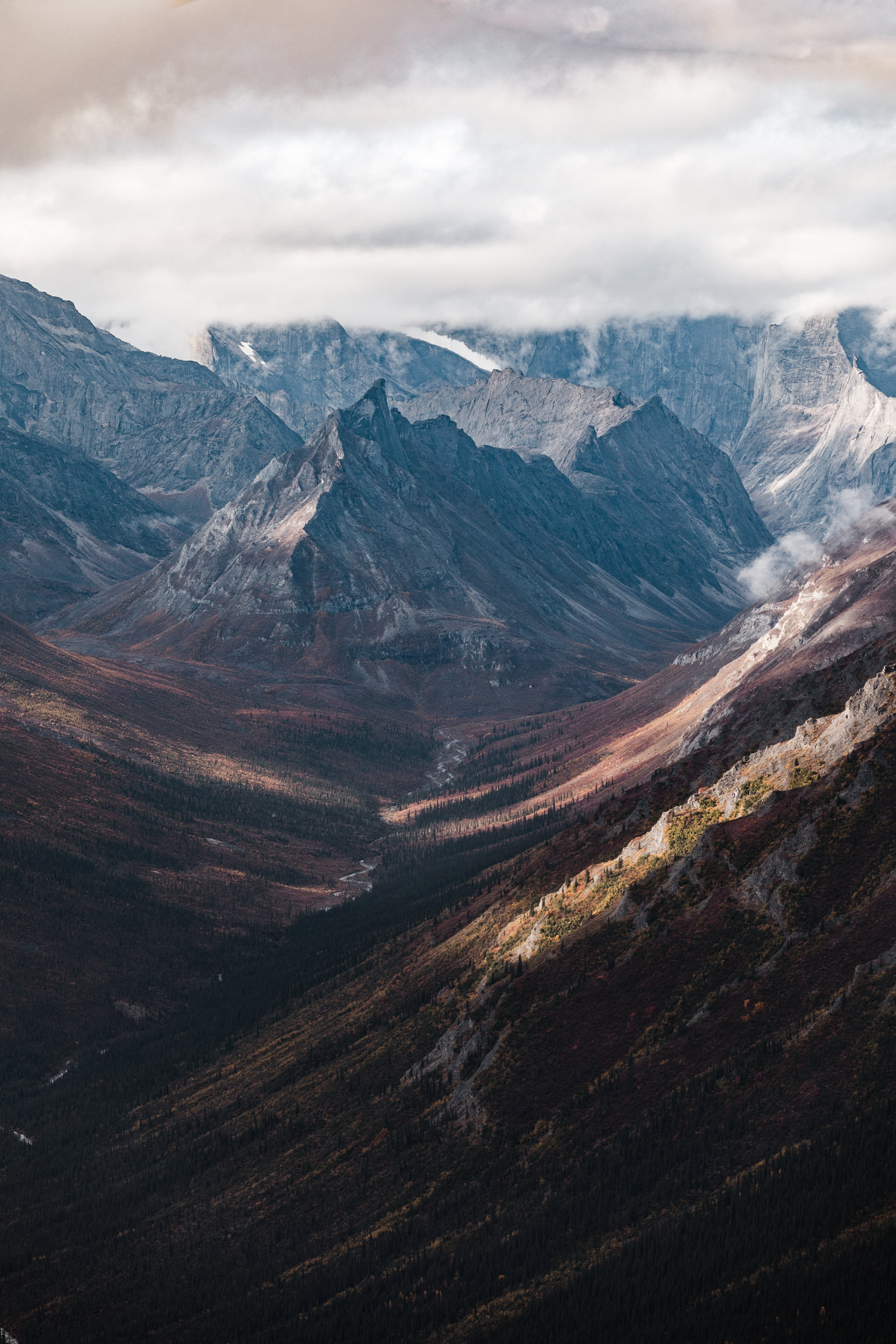 Flight tour and Landing in Anaktuvuk Pass inside Gates of the Arctic National Park in northern Alaska | The Hearnes Adventure Wedding Photography