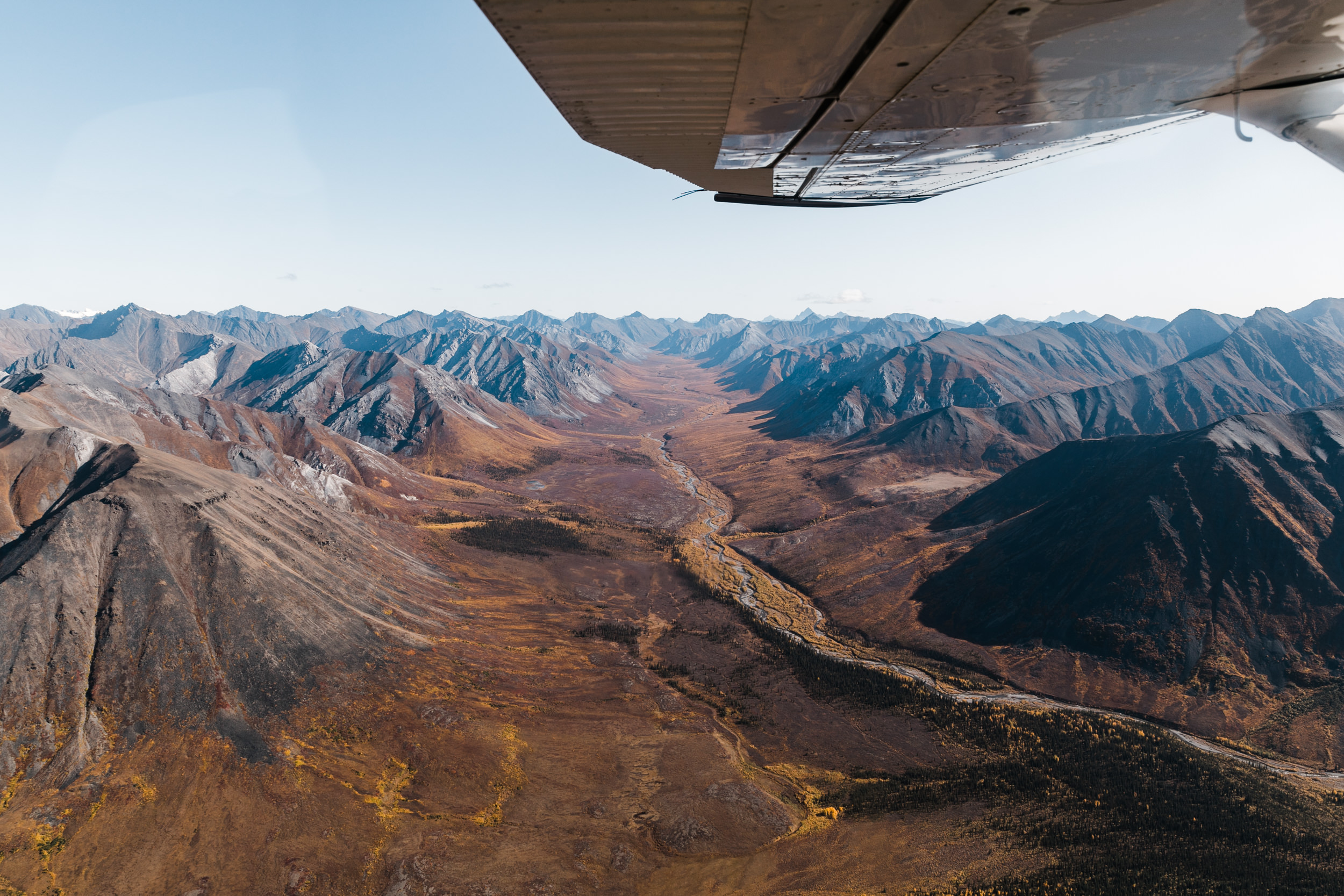 Aerial Photography from Helicopters and Airplanes | How to get epic photos on your flight seeing tour in Gates of the Arctic National Park, Alaska | The Hearnes Adventure Photography