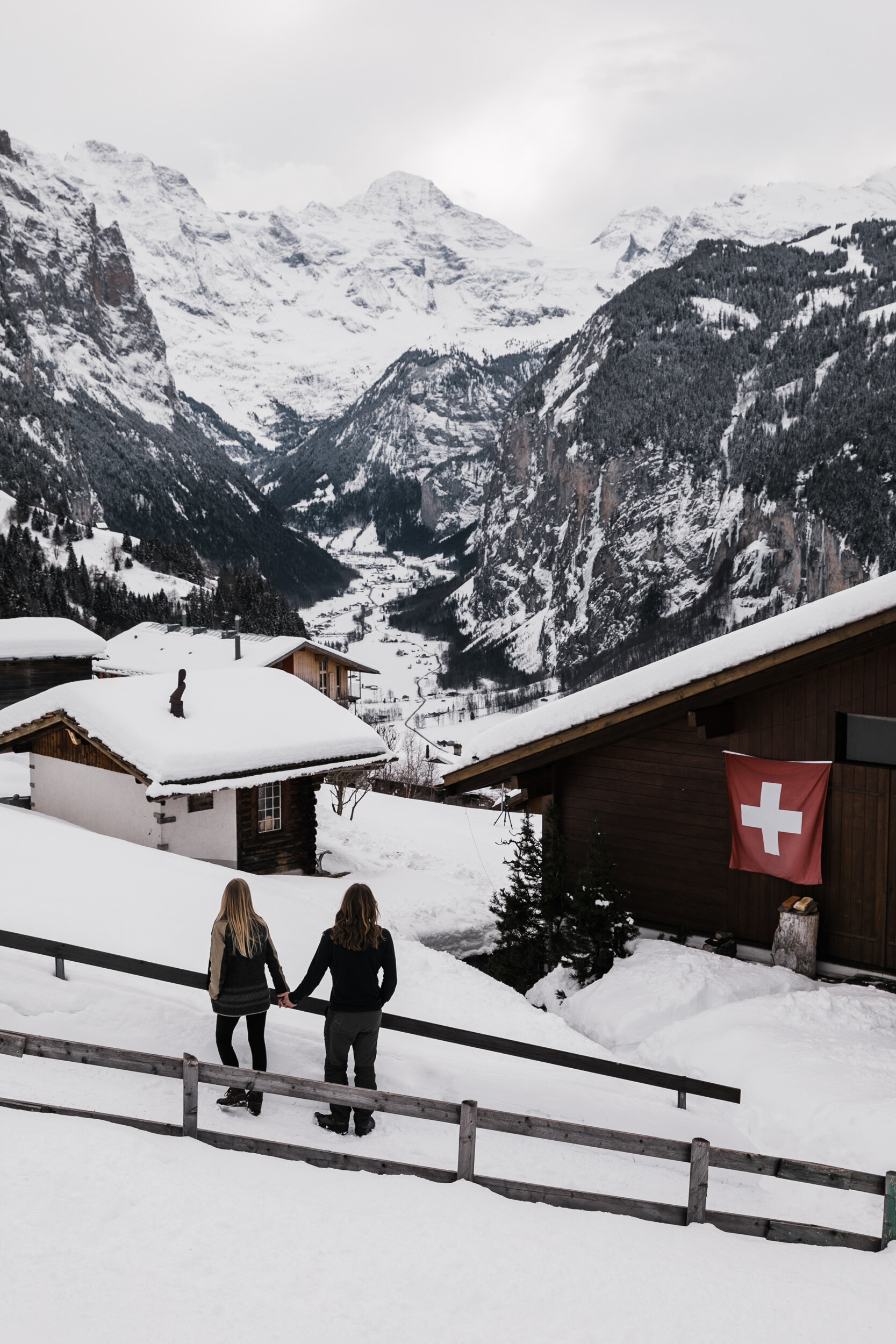 The Hearnes are Wedding Photographers in Grindelwald, Switzerland | Alps in the Winter