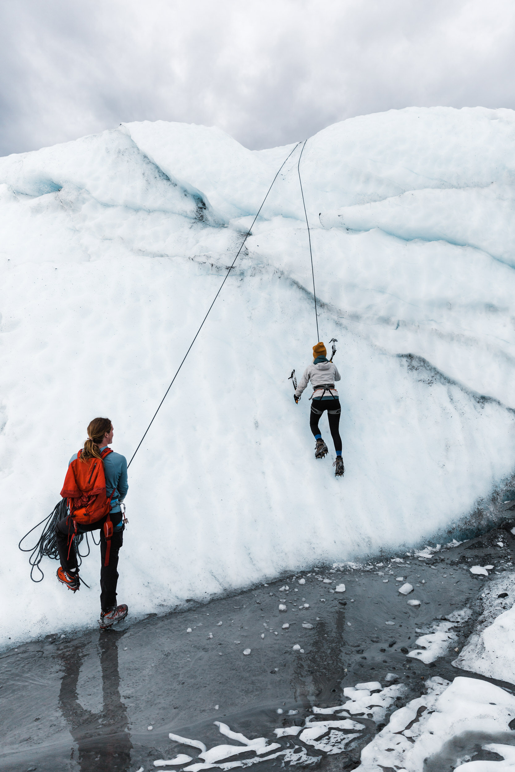 The Hearnes are Wedding Photographers in Alaska | Mountain Glacier Adventure Elopements